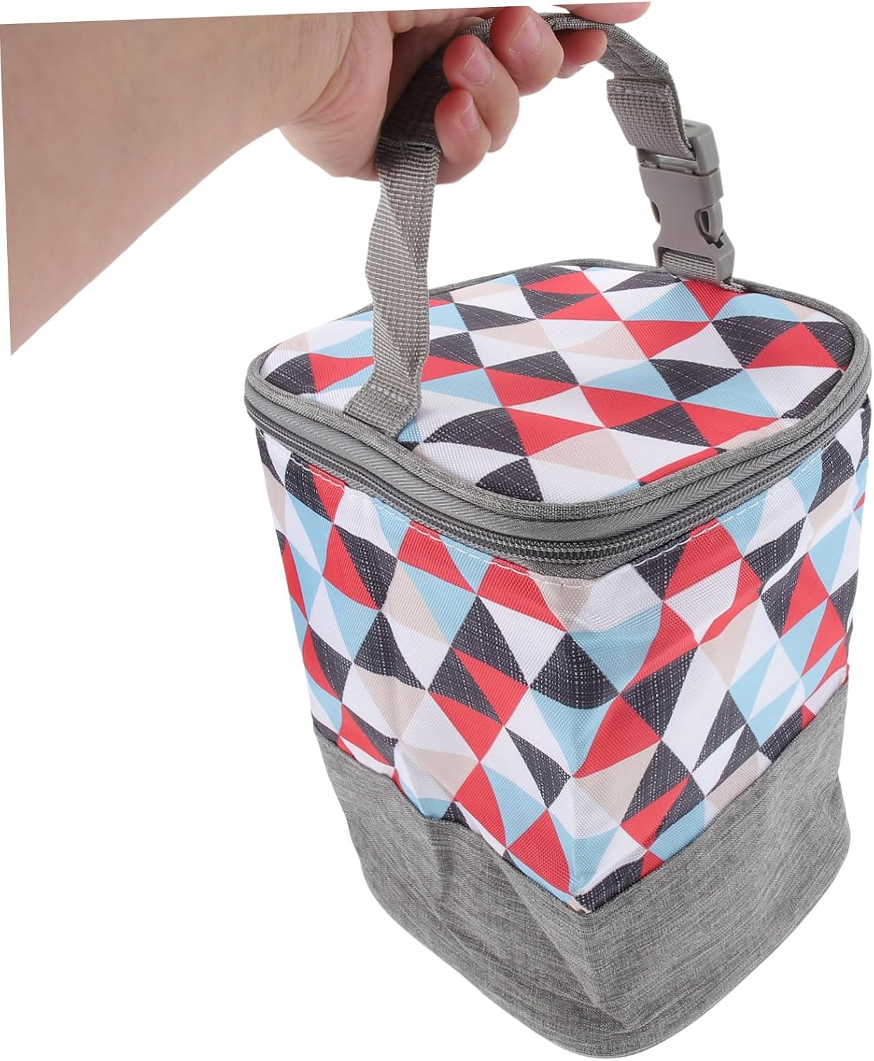 Toddmomy Portable Bottle Carrying Bag Insulated Milk Bottle Storage for Outdoor Travel Convenient Zipper Design for Parents and Families
