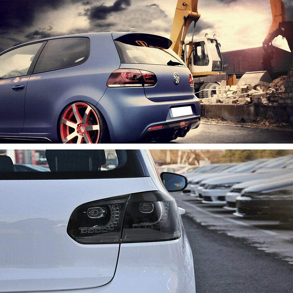 inginuity time LED Tail Lights For VW Volkswagen GOLF VI MK6 GTI R 2010