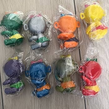 昭和レトロ ダッコちゃん ソフビ人形 ミニサイズ タカラ 刻印 ノベルティ 8個 昭和レトロ】ダッコちゃん ソフビ人形 ミニサイズ タカラ 刻印