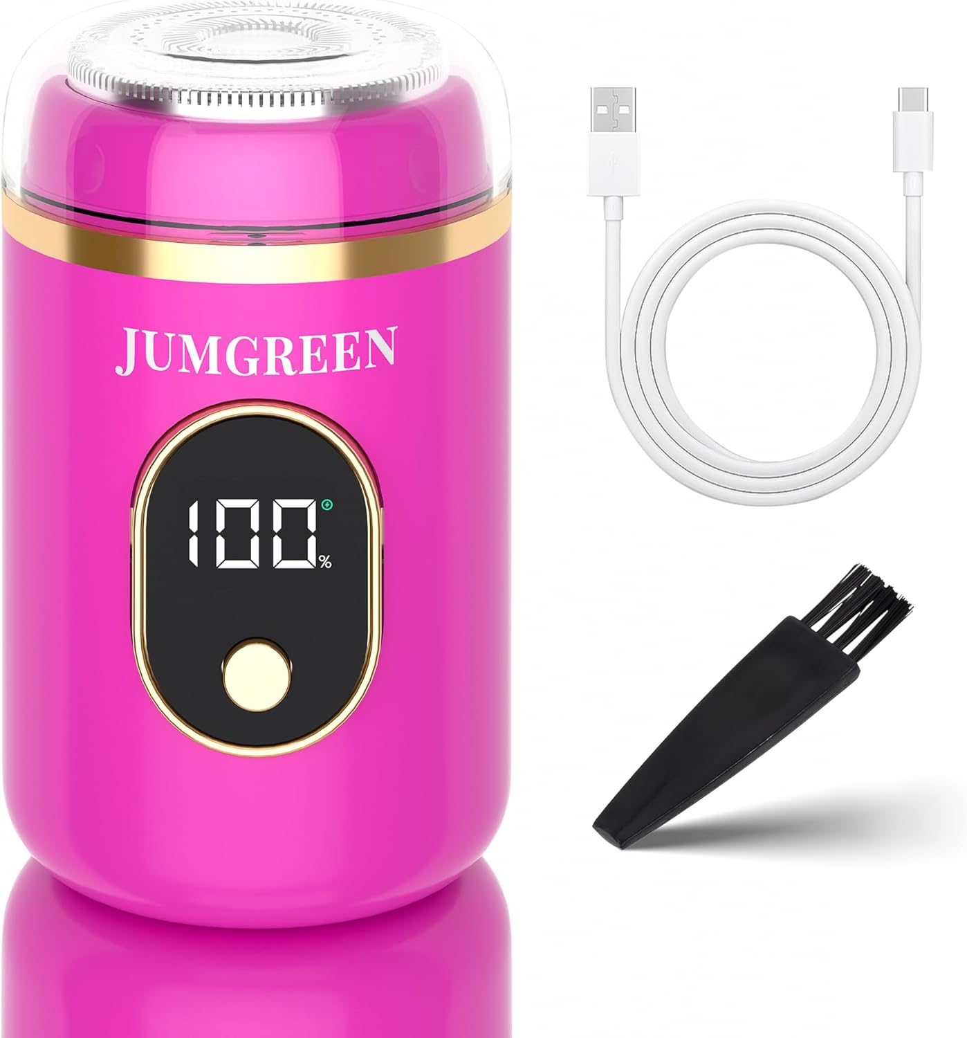 Women's Portable Mini Electric Razor, Painless Rechargeable Shaver for Face, Legs, and Underarms – Compact & Travel-Friendly Design-MediumVioletRed