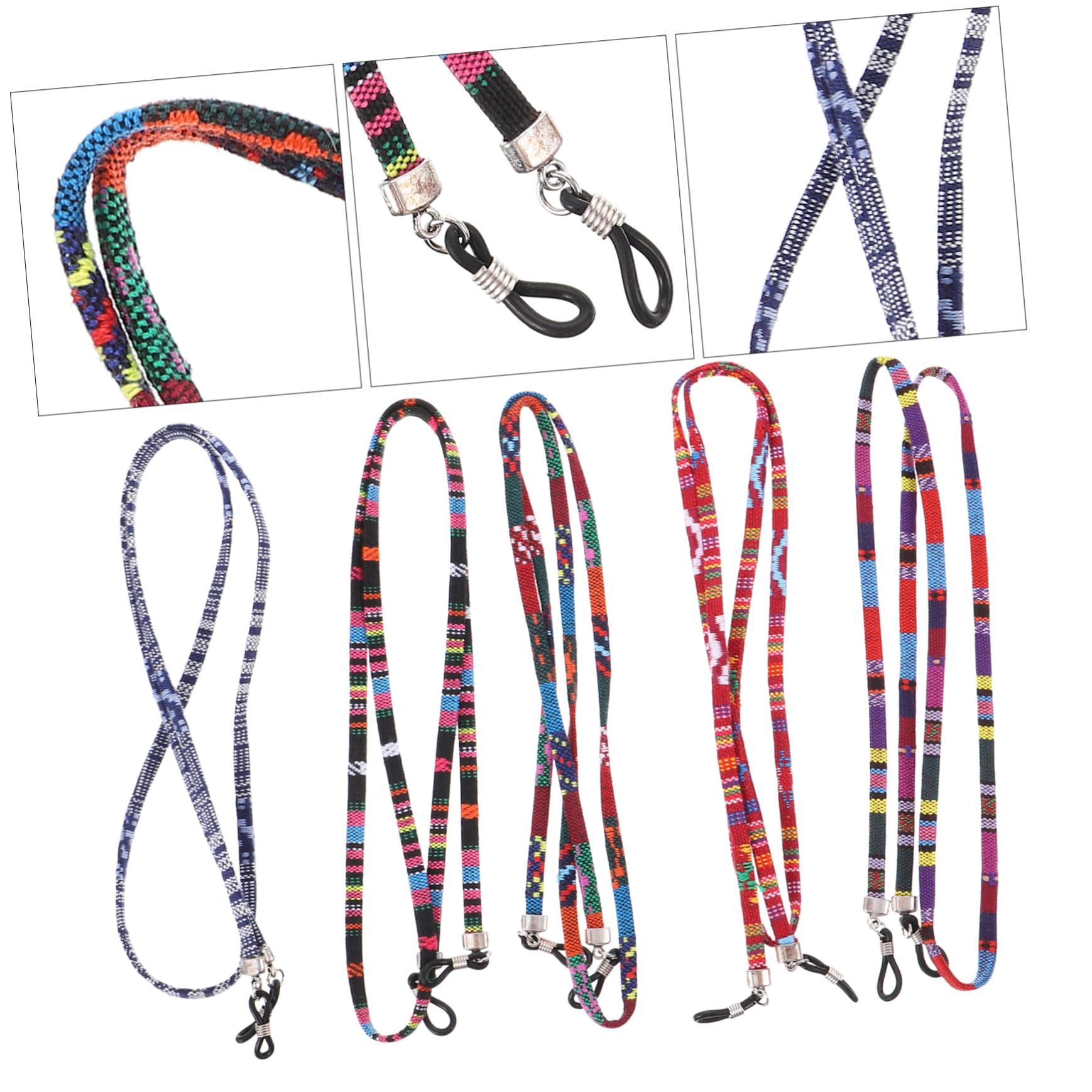Mikikit 3 Set Di Cordini Per Occhiali - Funzione Di Perdita Catena Decorativa Per Occhiali Per Attività Allaperto 10 Pezzi * 3