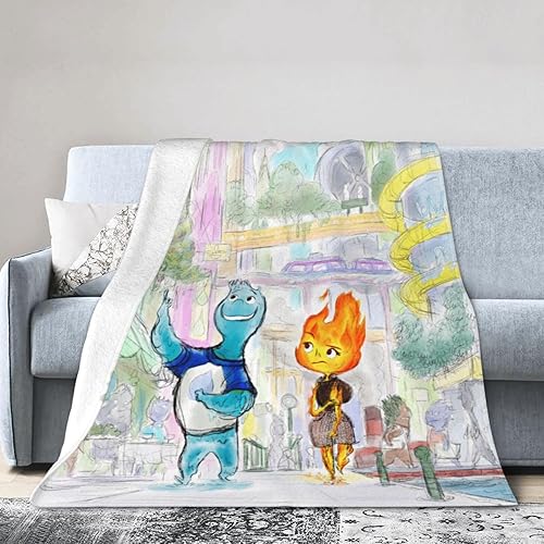 Miniatura 1 de Manta ligera de franela suave y acogedora manta de forro polar cálido para sofá, dormitorio, sala de estar, 80 x 60 pulgadas