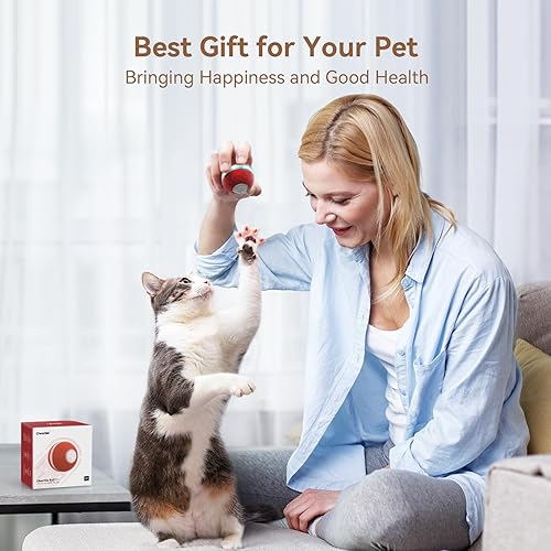 Miniatura 7 de Cheerble Juguetes interactivos para gatos de interior, juguete automático para gatos de interior aburridos, juguetes eléctricos para gatitos con