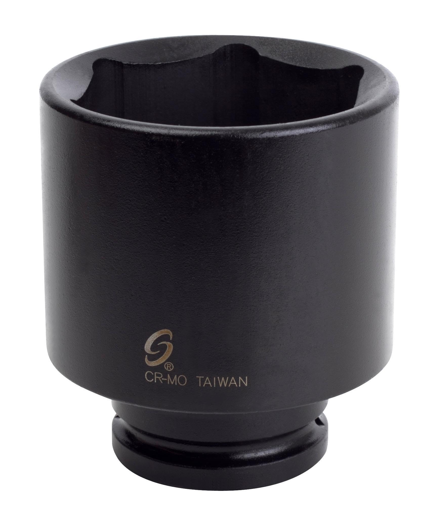 SUNEX Tools 3/4 in. Drive 2-5/16 in. 6-Point Deep Impact Socket, CR-MO Steel, Model 474D