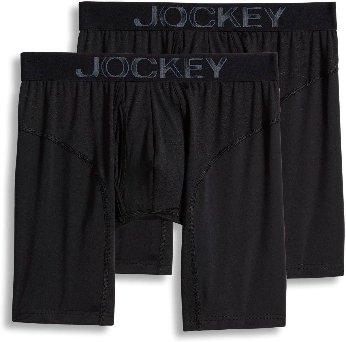 Jockey Men's Underwear RapidCool 10" Midway Brief - 2 Pack