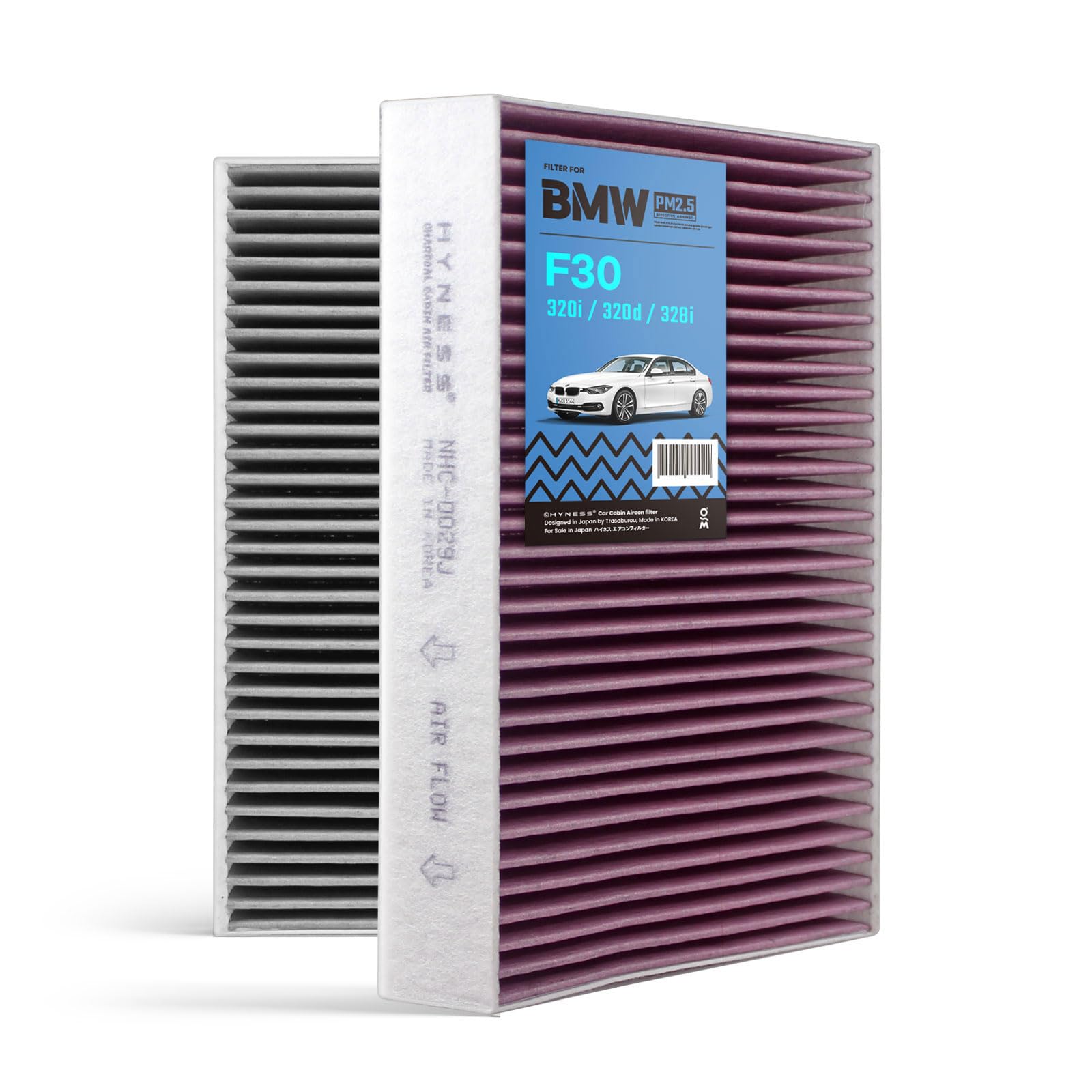 Amazon.co.jp: HYNESS BMW用 3シリーズ 活性炭 エアコンフィルター F30