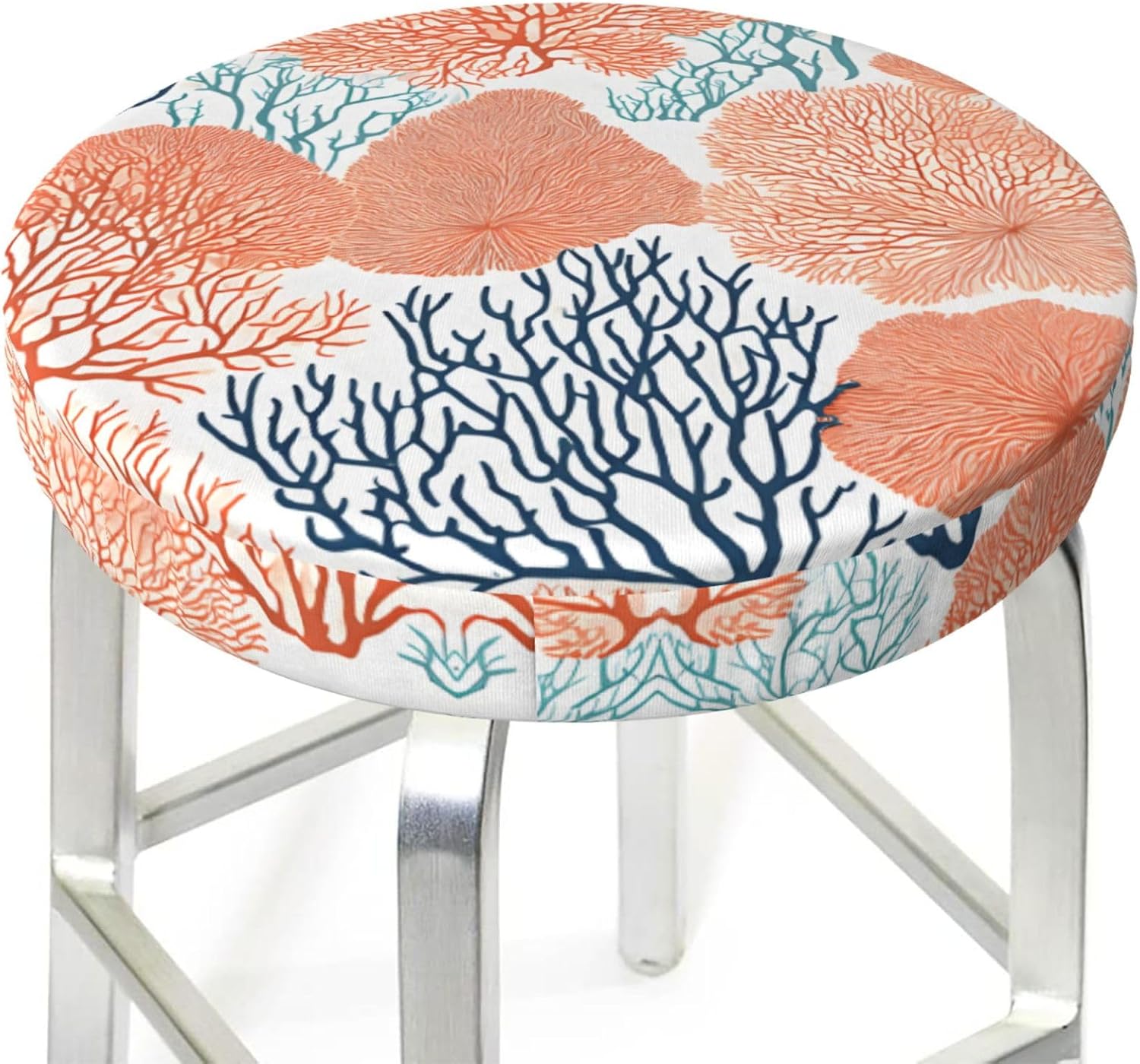 Round Bar Stool Seat Cover for Home Kitchen Dining Chair - 12 inch