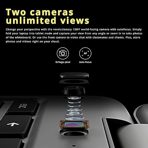 Miniatura 4 de Samsung Chromebook Plus V2 - Laptop con pantalla táctil 2 en 1, pantalla WUXGA de 12.2 pulgadas, Intel Celeron 3965Y, 4 GB de RAM, 64 GB eMMC,