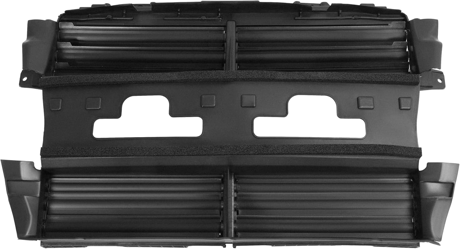 ALMULOO Radiator Shutter Compatible with 2013-2019 Ford Explorer Police Interceptor Utility Without Motor Replacement for JB5Z8475A FO1206110 Front Radiator Grille Air Shutter PP Nylon Black