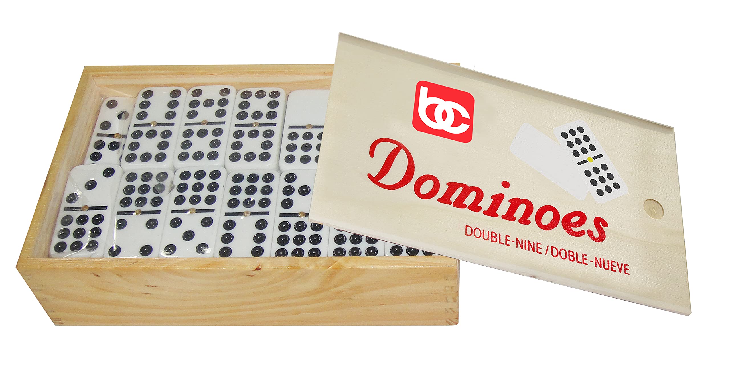 Amazon.com: Bene Casa - Hand Crafted Double 9 Dominoes Set with