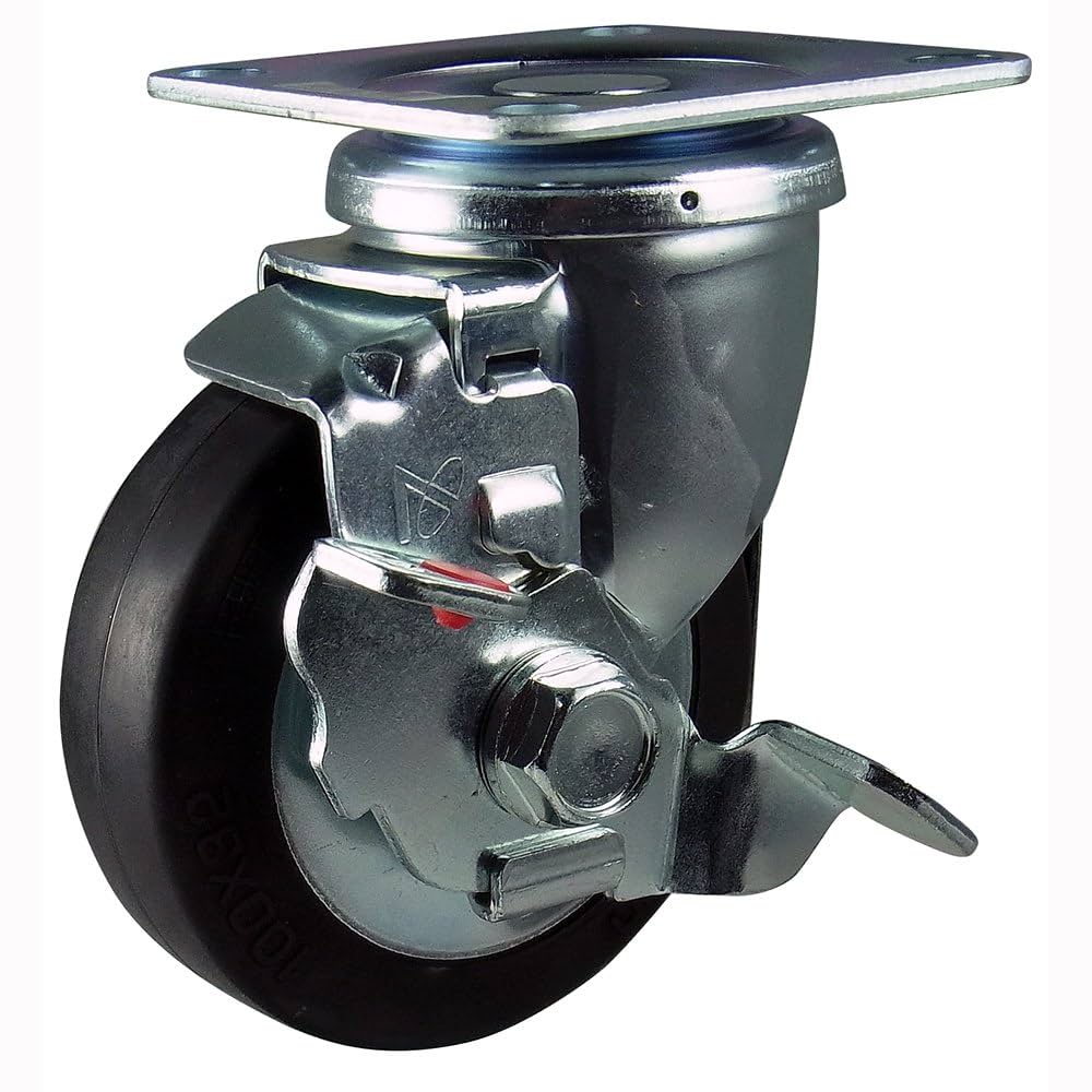 Amazon | ナンシン 汎用キャスター 自在φ100ゴム車輪(ベアリング