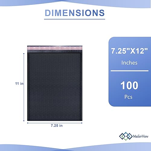 Miniatura 48 de Sobres blancos de burbujas grandes de polietileno de 10.5 x 16 pulgadas #5 Sobres acolchados con autosellado Sobres acolchados con forro de aire