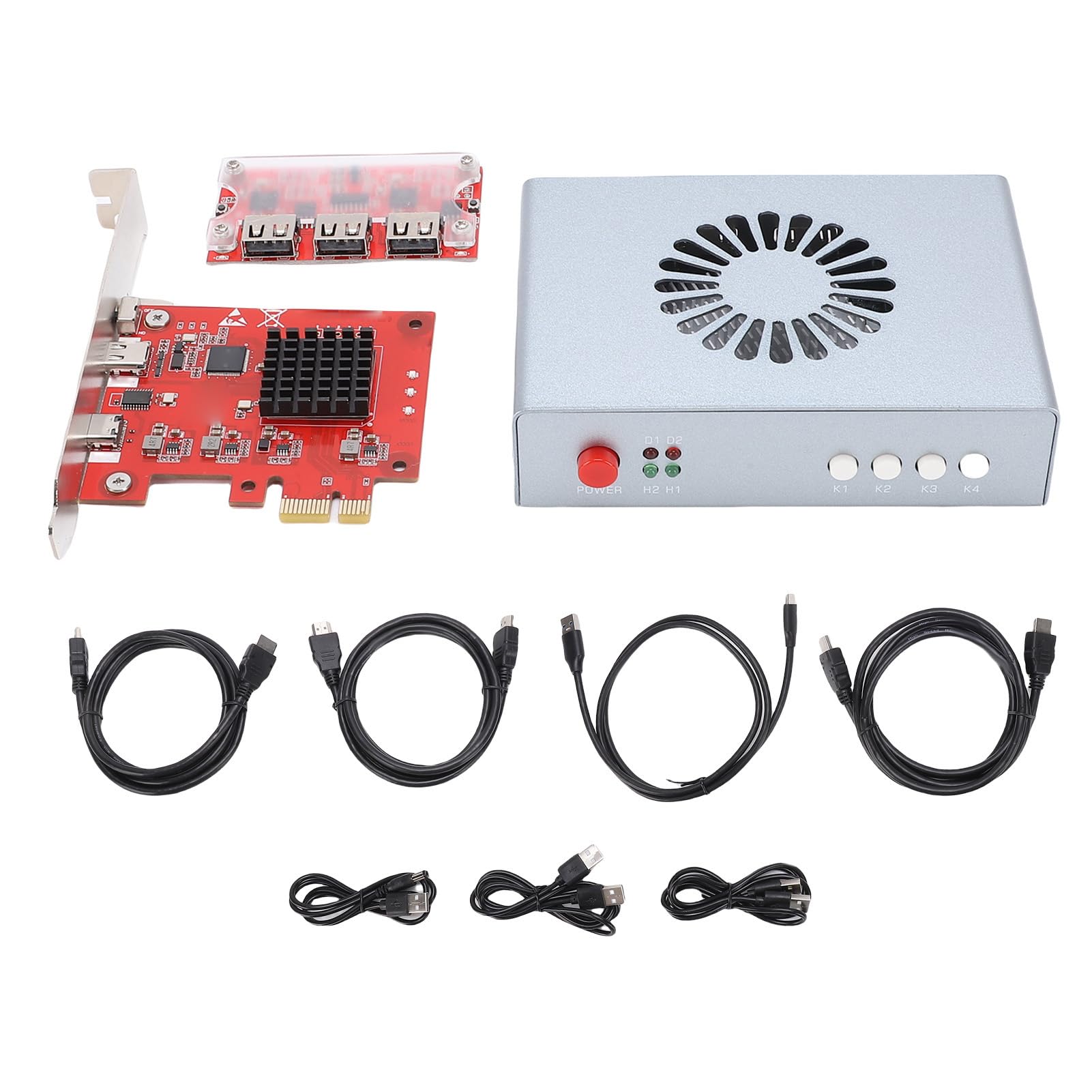 Sxhlseller DMA Fuser Kit  HDMI Overlayer Synthesizer  6th Generation Video Fusion Capture Card Programming  Support 2 Sources Input Output Simultaneously Fused to a Display