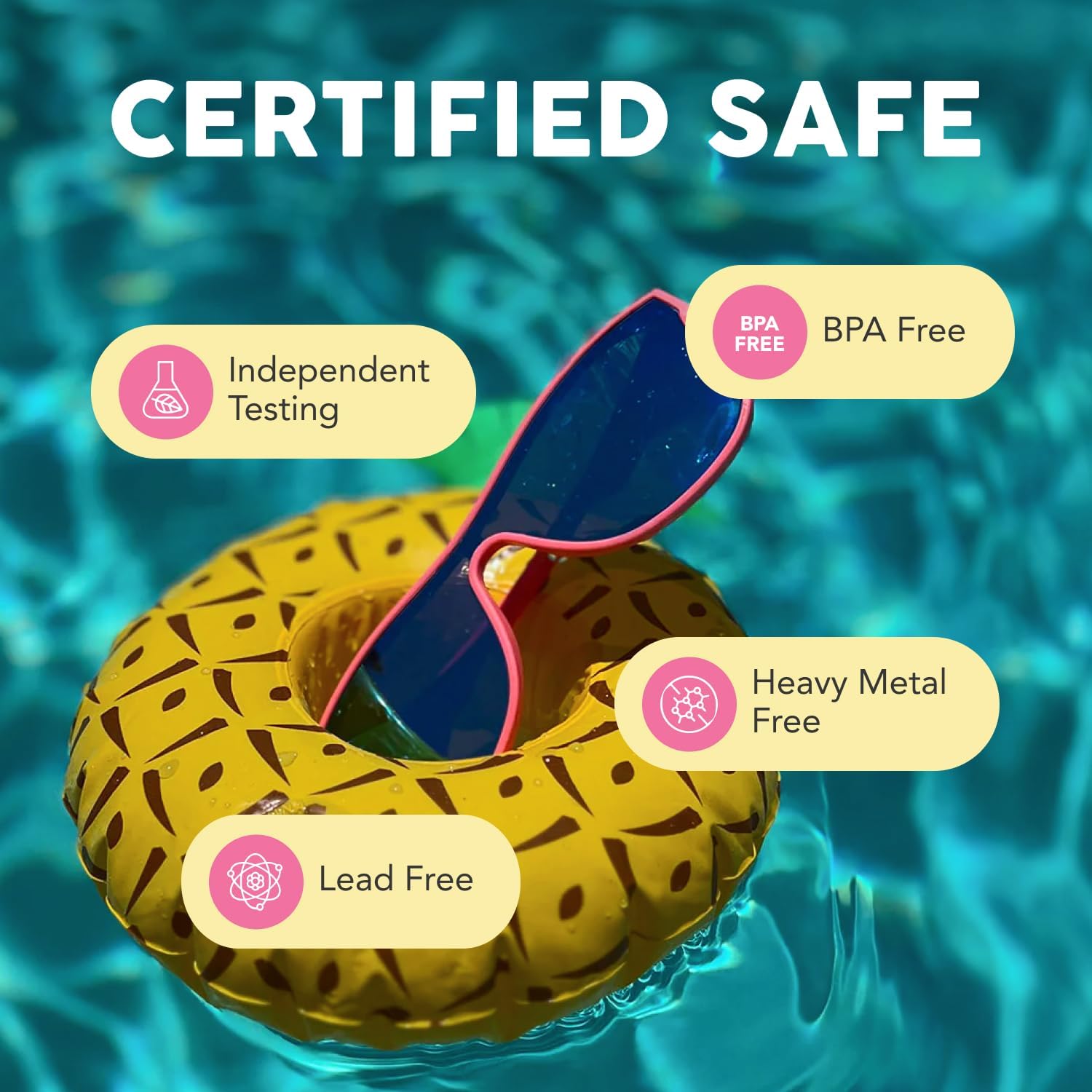 ROSHAMBO Unbreakable Kids Sunglasses - Italian Made Flexible Frames Polarized UV Protection - Girls and Boys