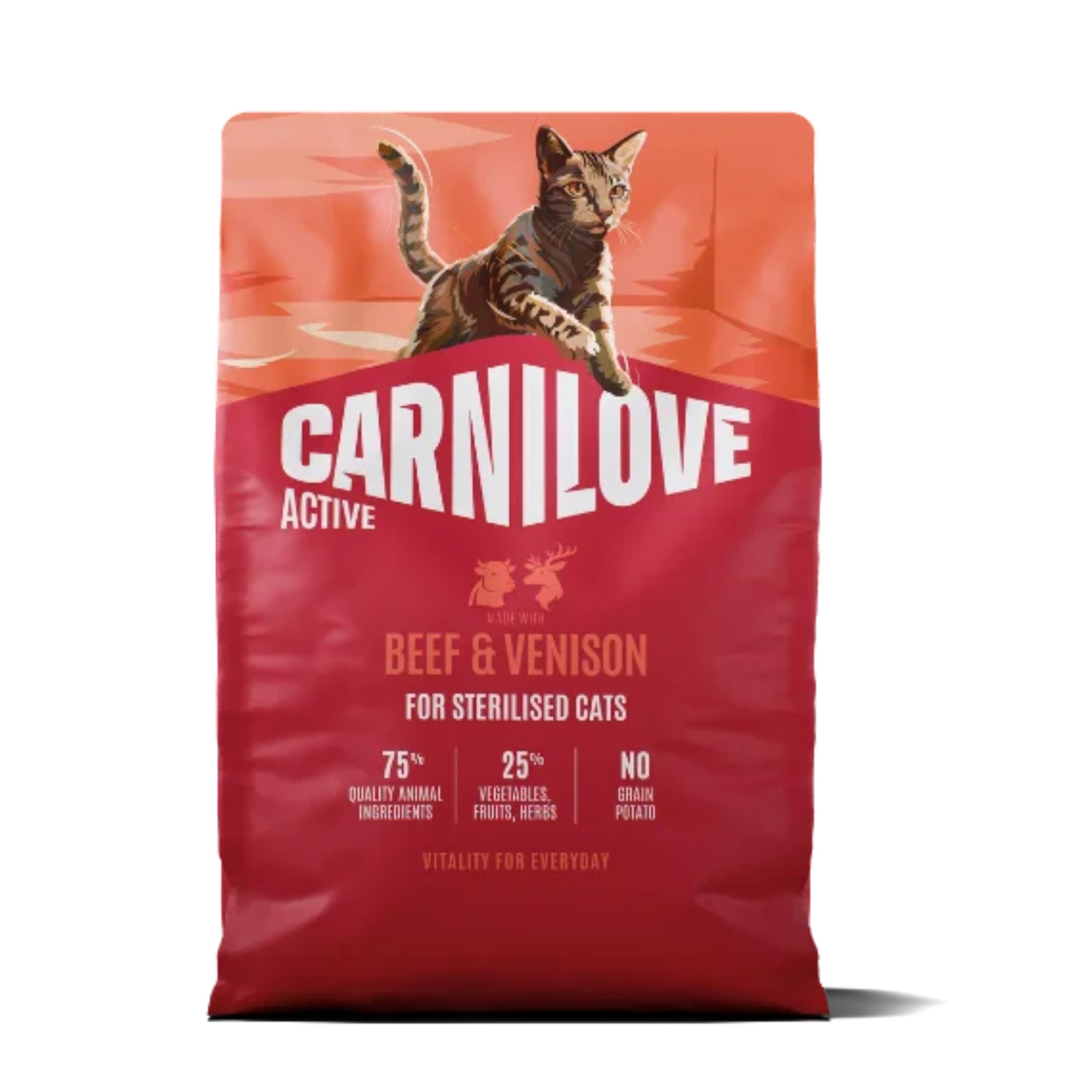 Carnilove Active Beef & Venison Cat Food 2kg