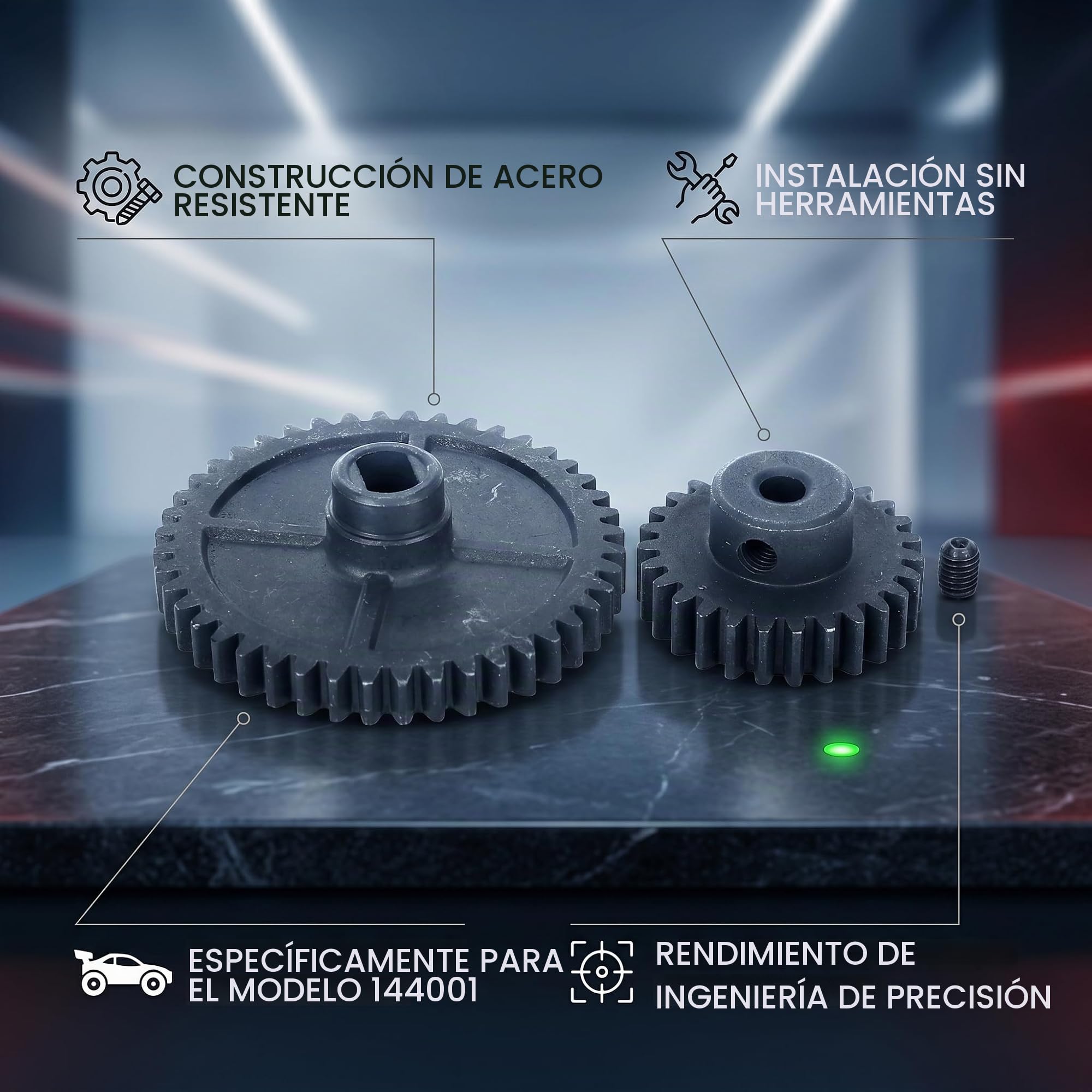 VGEBY Ensemble d'engrenages de moteur à engrenage droit RC 35T Spur