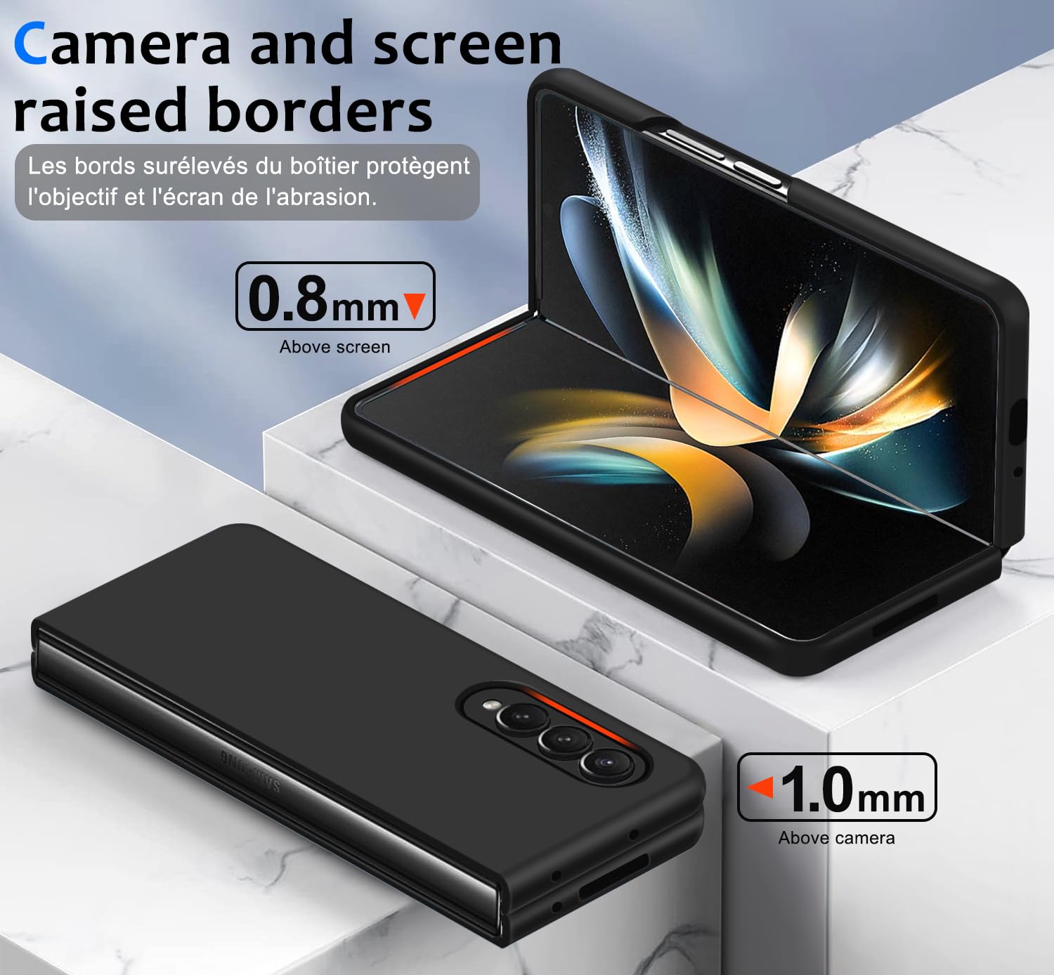 Amazon.com: Z Fold 4 Liquid Silicone Case for Samsung Galaxy Z 