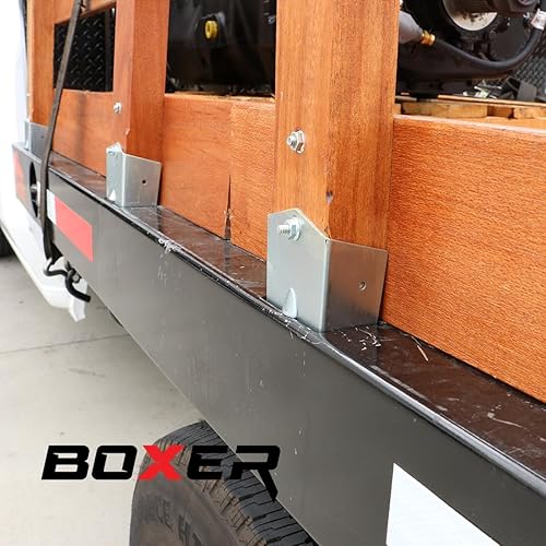 Miniatura 6 de Boxer Paquete de 4 Fundas de Bolsillo de Estaca para Remolque Utilitario para Camiones y Remolques de Plataforma Plana - Estilo Fleming