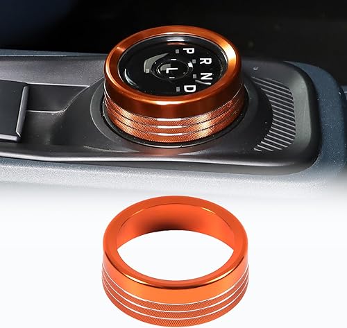 Cubierta de anillo de botón de palanca de cambios para Ford Maverick 2022 2023 2024 2025, cubierta de aluminio para perilla de cambio de marchas,