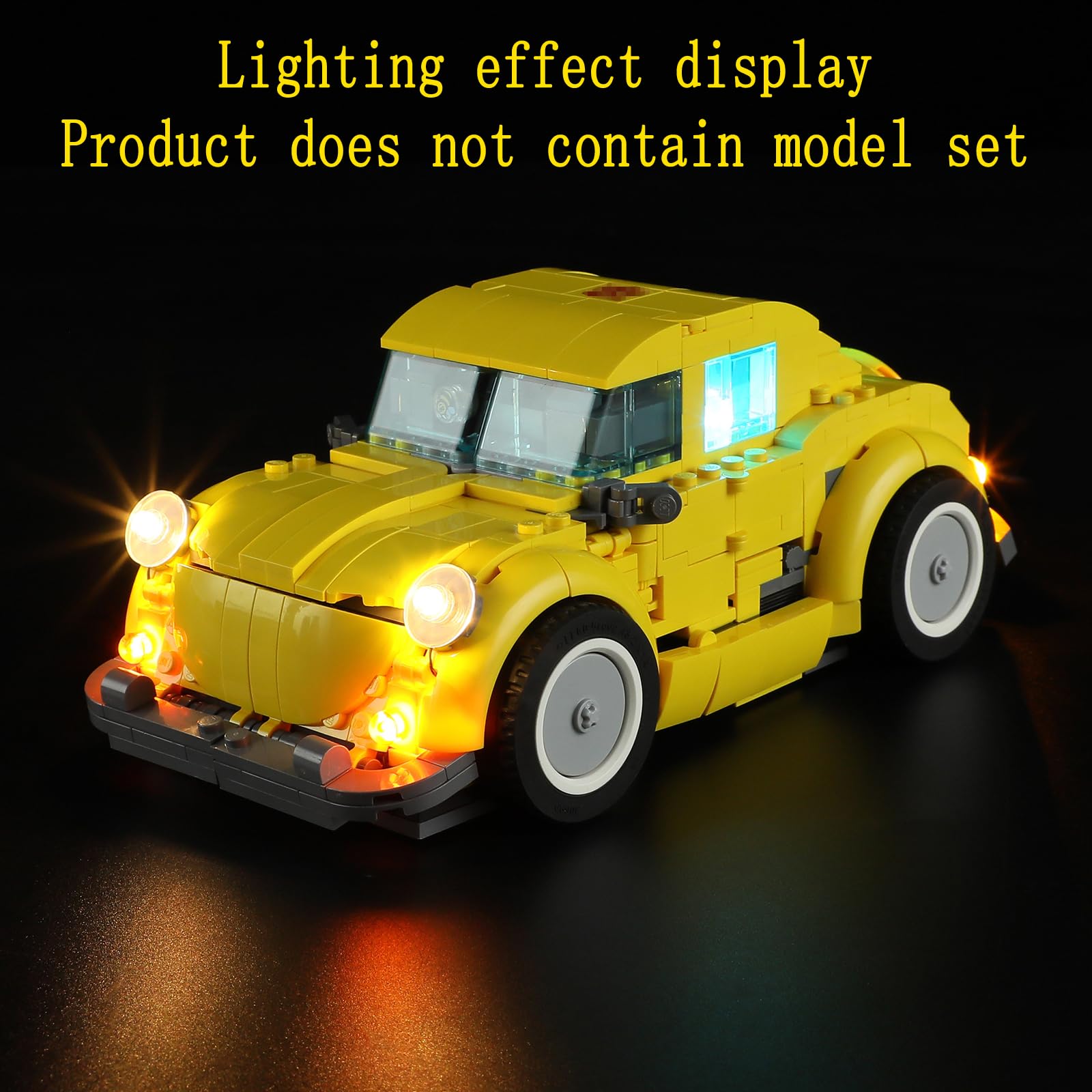 GEAMENT LED Light Kit Compatible with LEGO Bumblebee - Lighting set for Icons 10338 (Model Set Not Included) - Image 4