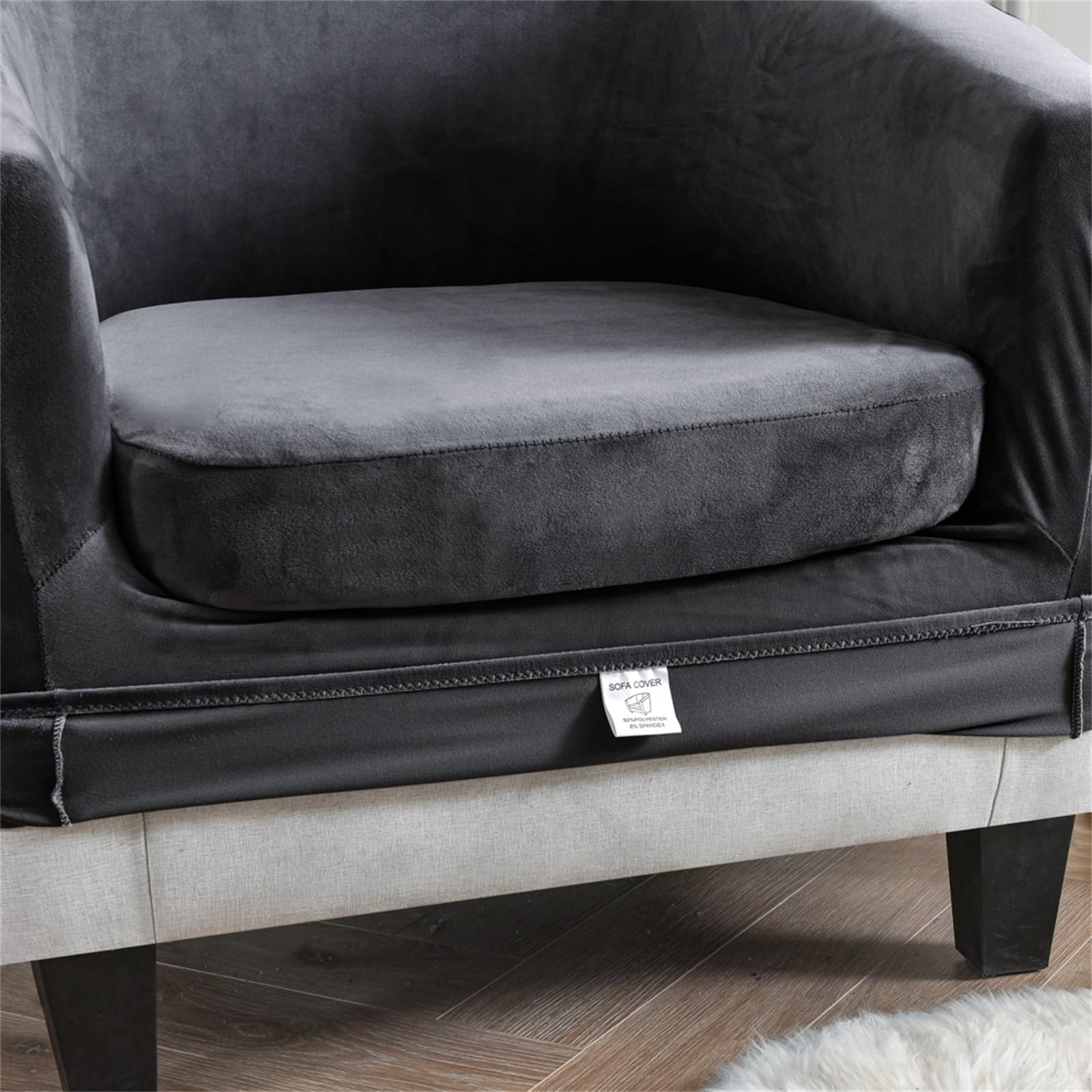 Tub Chair Covers 2 Piece Set - Image 4