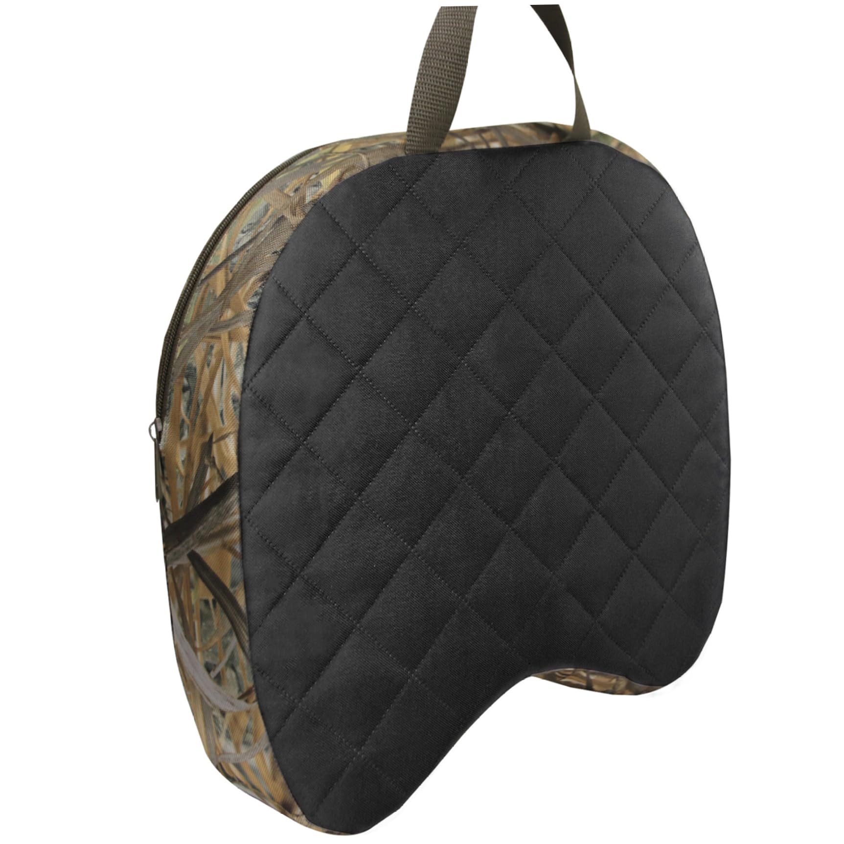Outdoor-Sitzkissen, wasserdicht, tragbar, Camouflage, Camping-Sitzpolster mit Griff und Karabiner, abnehmbares Schwamm-Sitzpolster mit Reißverschluss für Angeln, Stadion, Outdoor-Aktivitäten, tragb