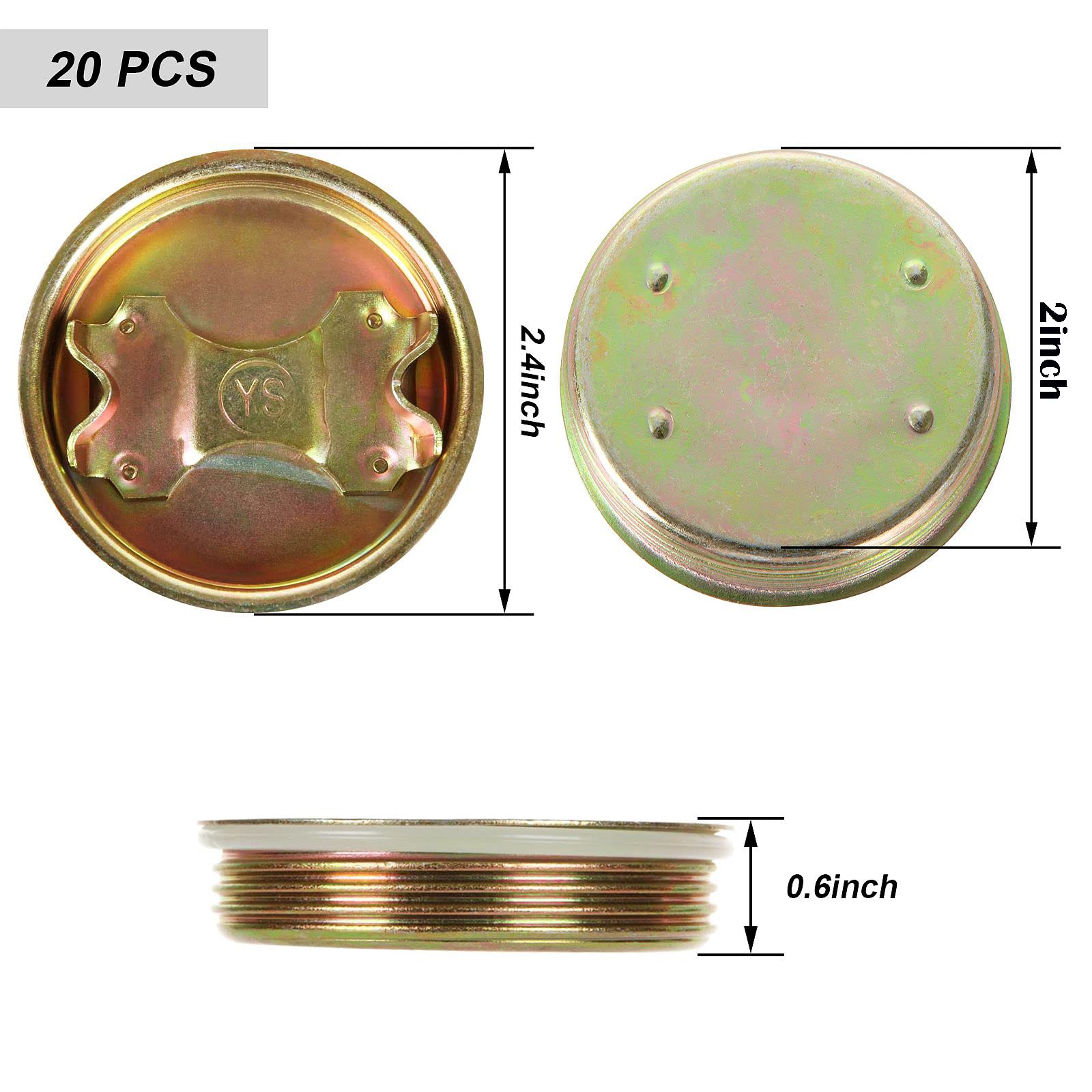 2 Inch Outlet Diameter Diaphragm Pumps TITE SEAL 2 Inch Steel Drum Closures  - Bung Cap Plug For 55 Gallon Barrels (New) 2TPB 3TPB Plugs, image size:1600x1600