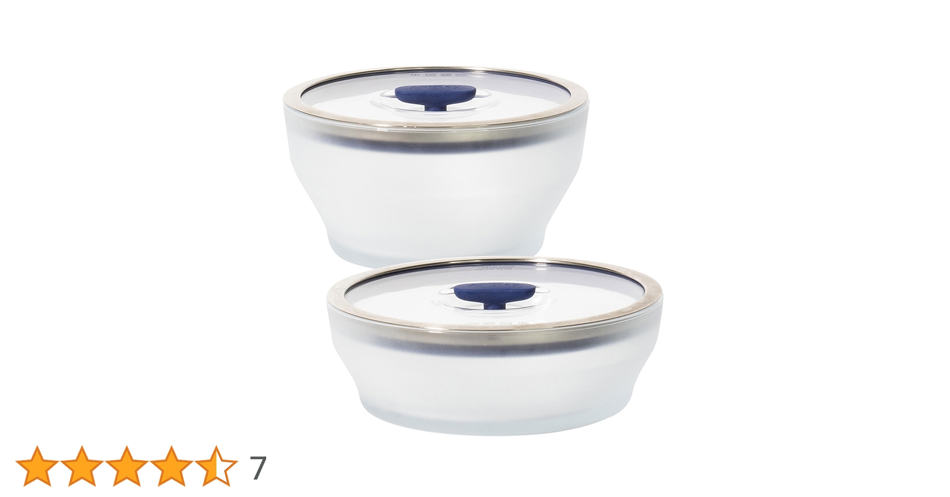 Amazon | Anyday 電子レンジ調理器具&ガラス食品保存セット ガラス蓋