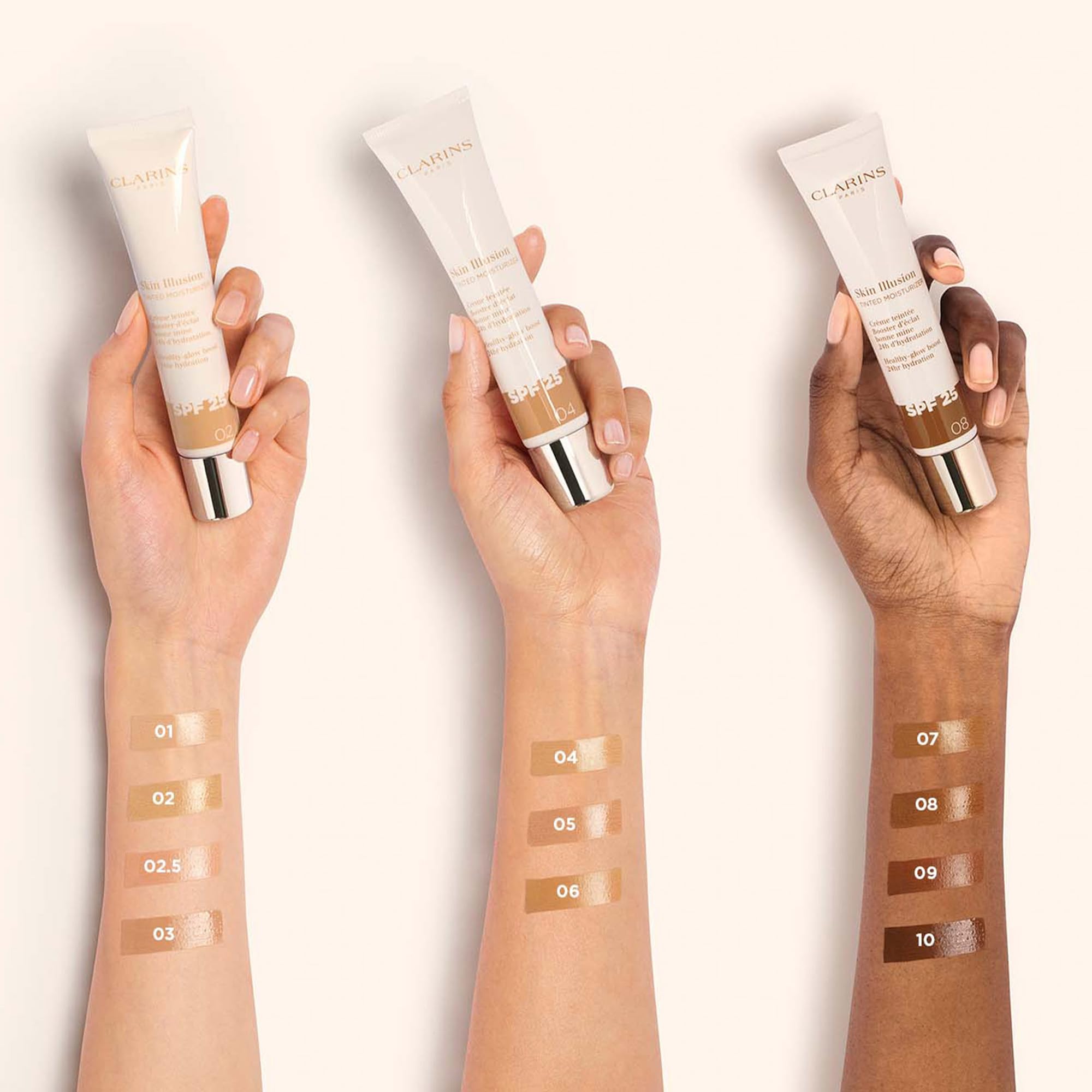 Clarins Skin Illusion Tinted Moisturizers SPF25 06 40ml, 40 ml (Pack of 1) - Image 4