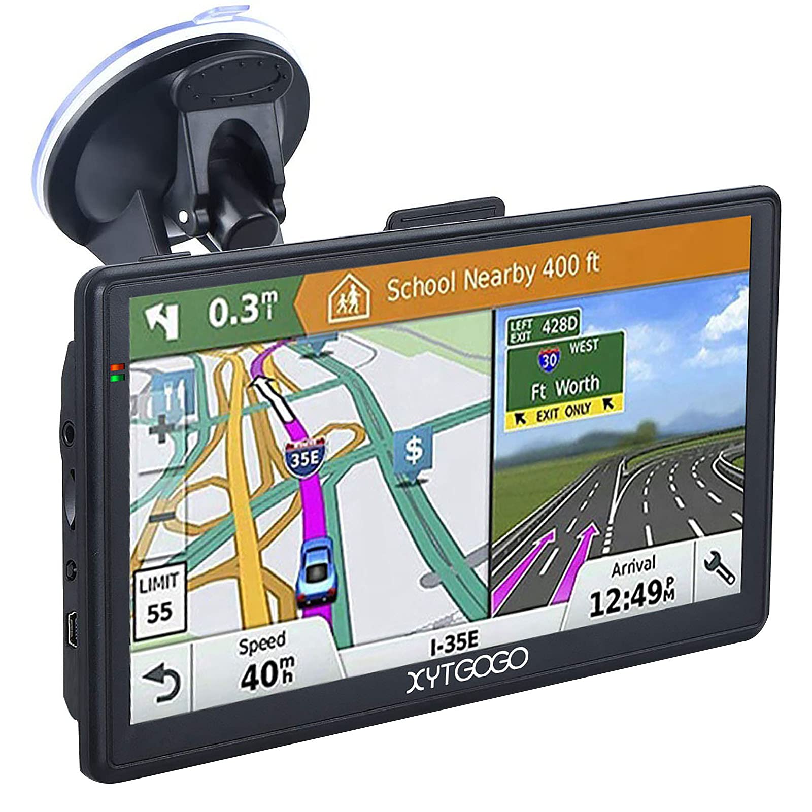 Buy GPS Navigation, 5 inch with 2021 UK Ireland EU s (Lifetime Updates