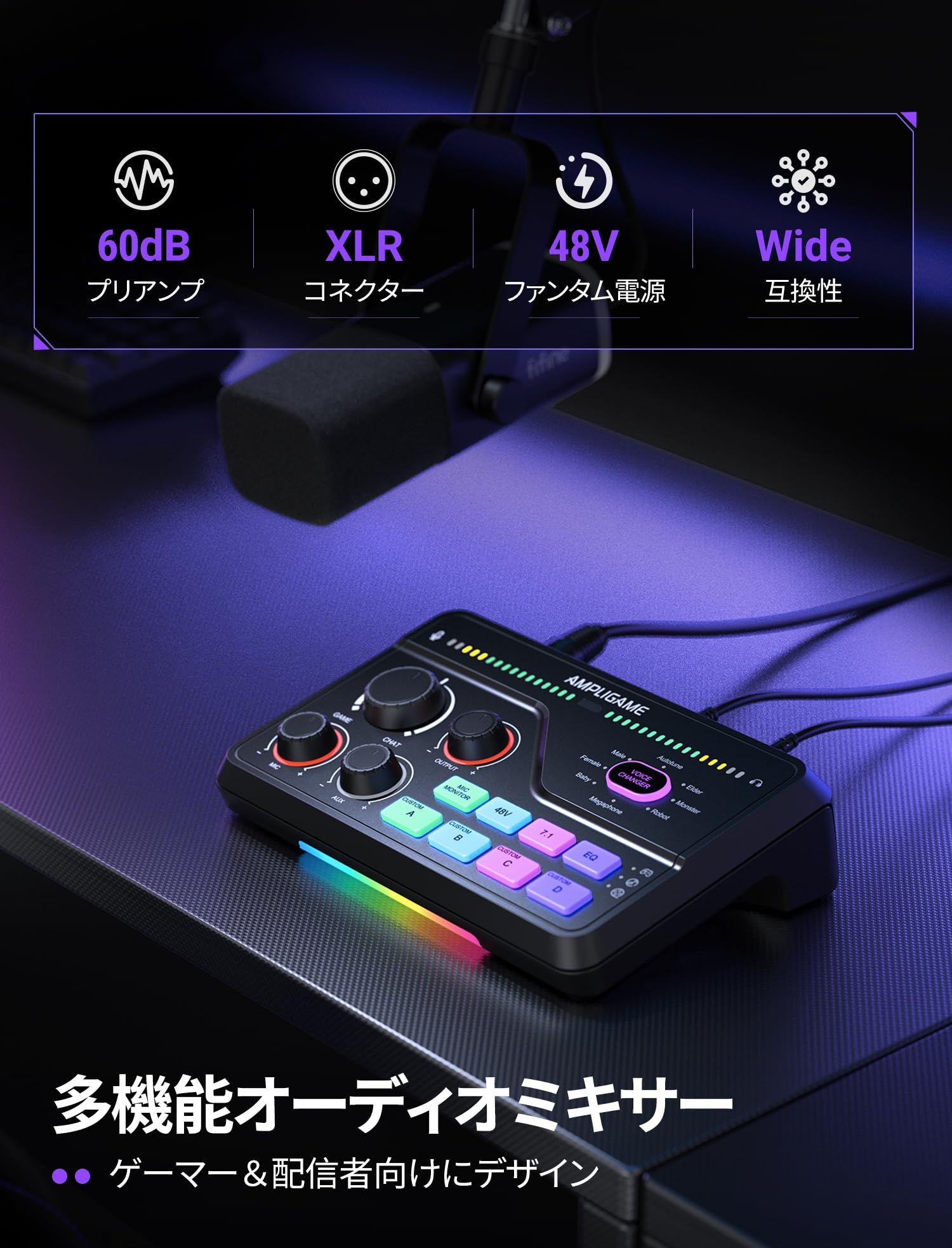 Amazon | FIFINE 配信用オーディオミキサー オーディオ