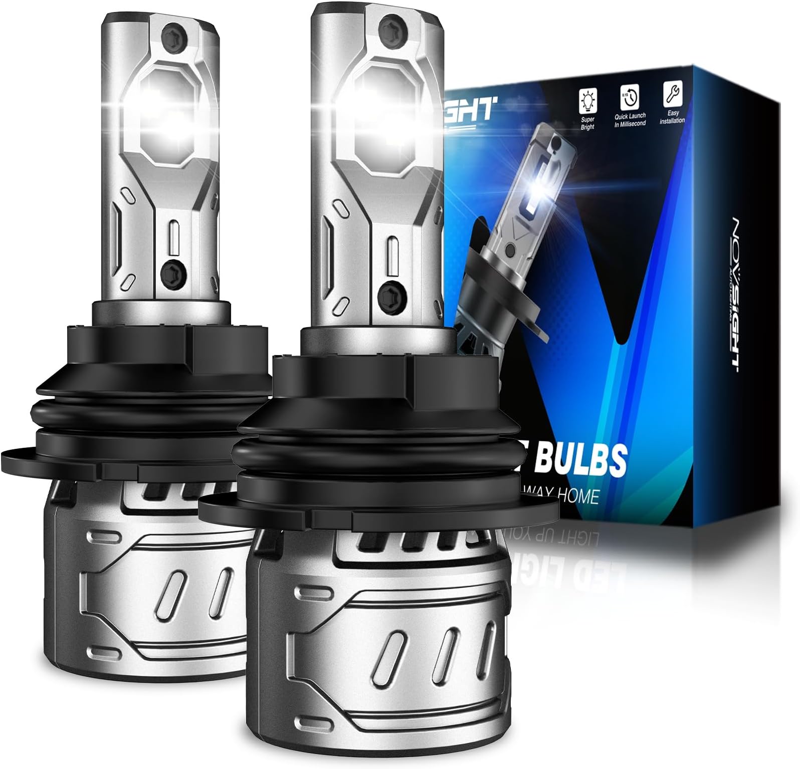 NOVSIGHT9007 Fog Bulbs Quick Installation