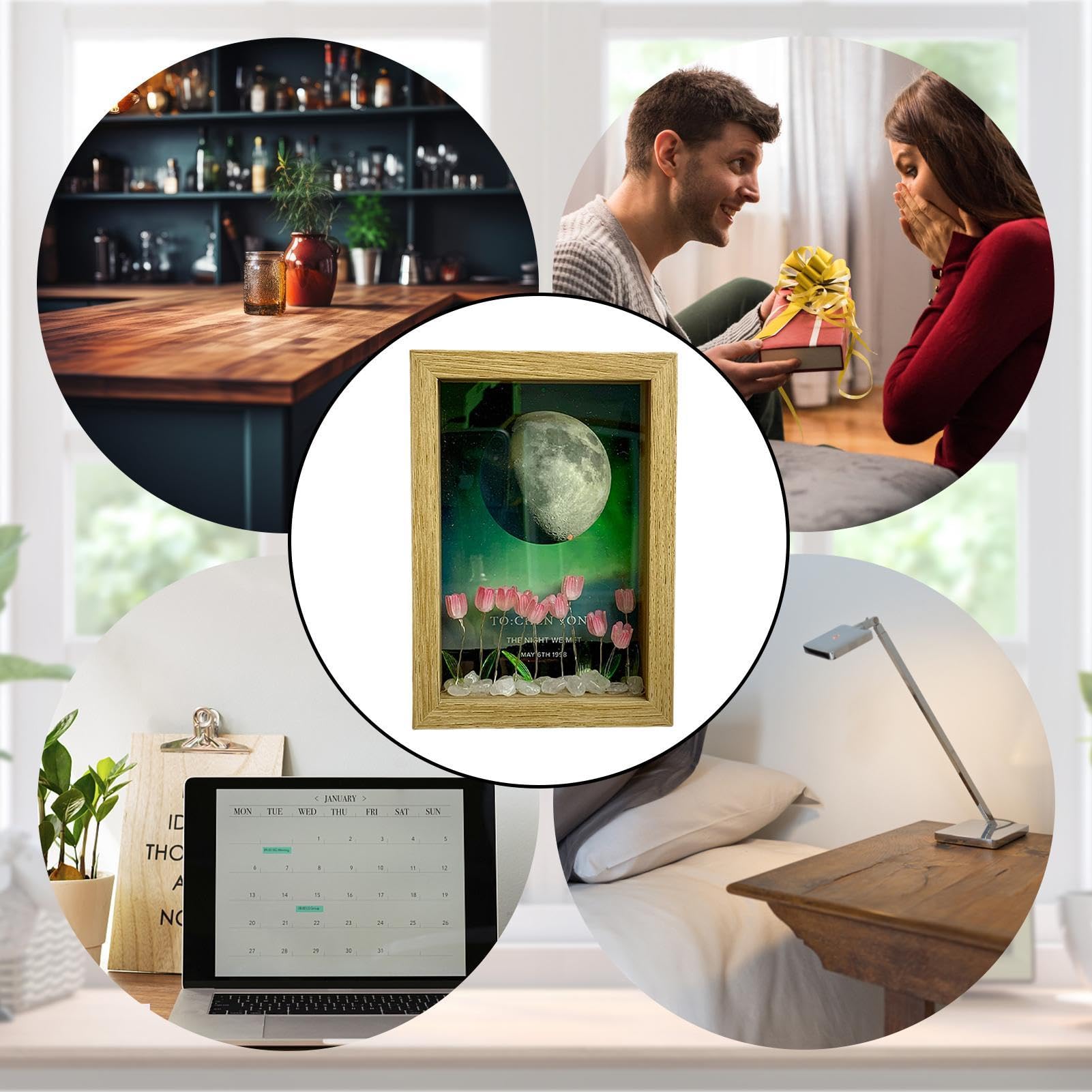 Amazon.co.jp: チューリップフォトフレームナイトライト  