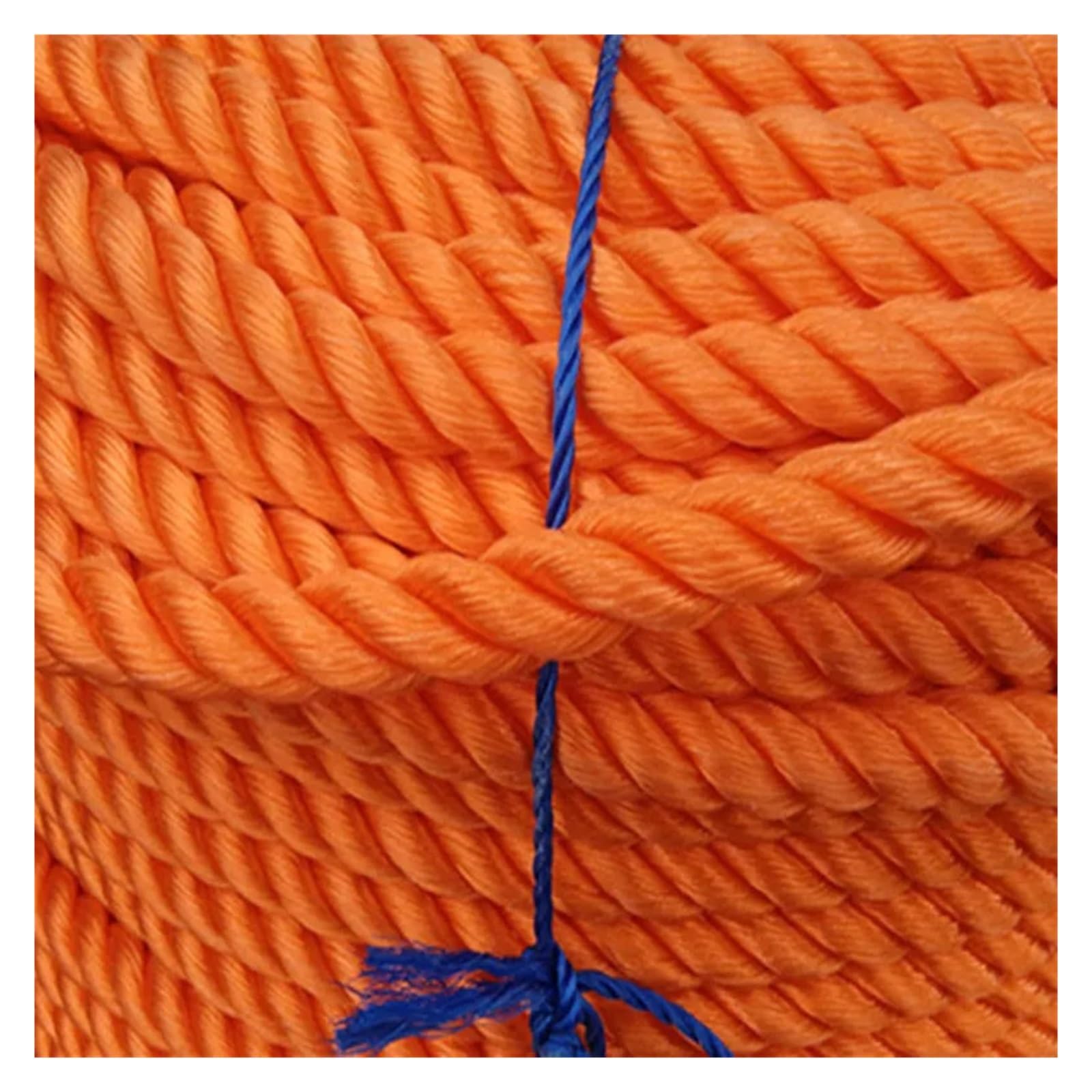 Cordón de macramé Hilo trenzado Cordón de algodón trenzado Naranja Rojo 8-10 mm x 10-20 m(10mmx20m)