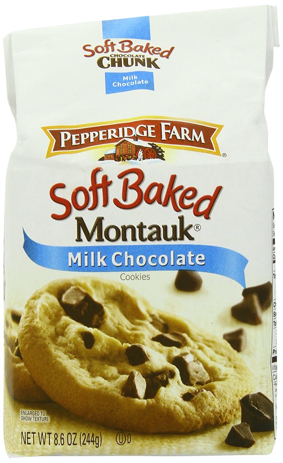 Pepperidge Farm Soft Baked Cookies, Montauk Milk Chocolate, 8.6 Ounce (pack of 5)