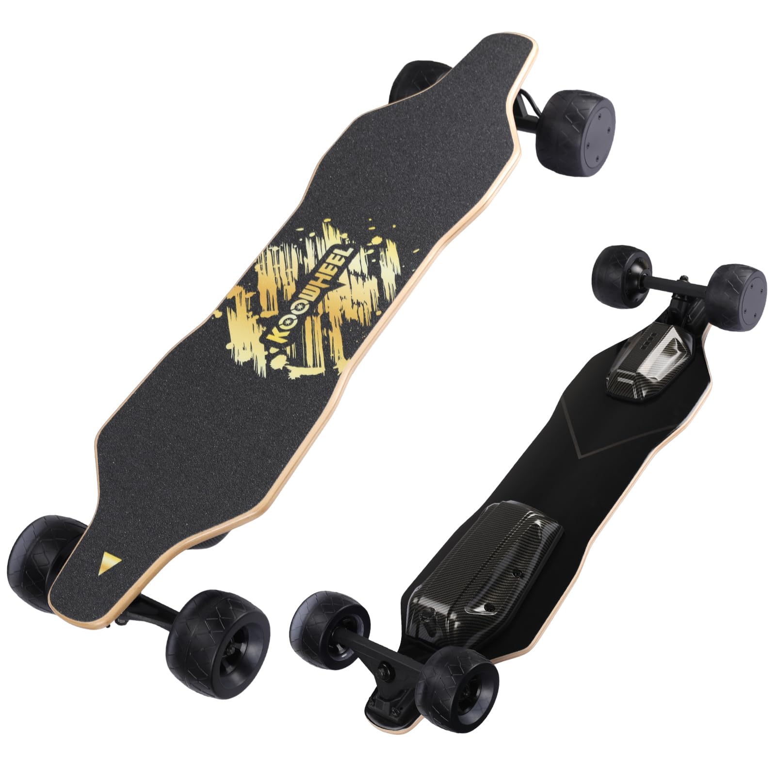Skateboard électrique de qualité supérieure | Double moteurs de 550 W | Vitesse maximale 45 km/h | Portée de 30 km | Télécommande | Idéal pour la Route
