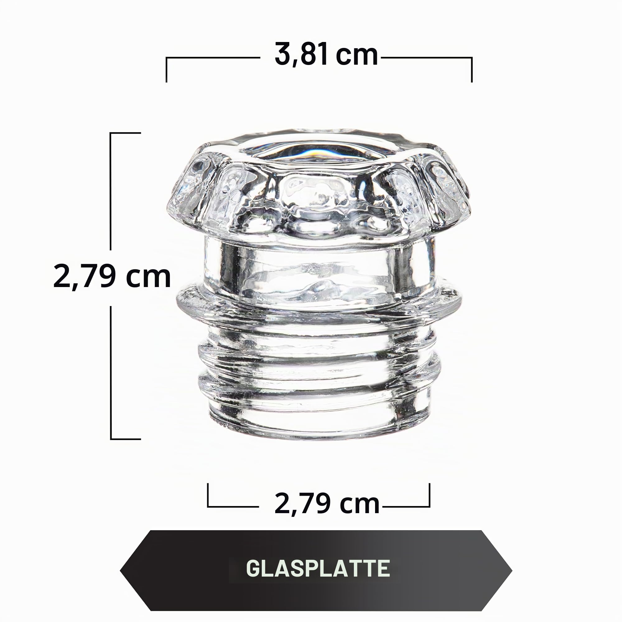Coletti Percolator Glass Top Replacement Pack of 2 Clear