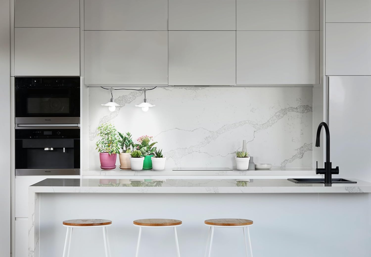 Miracle LED Herb Care Grow Light Kit with White Shade