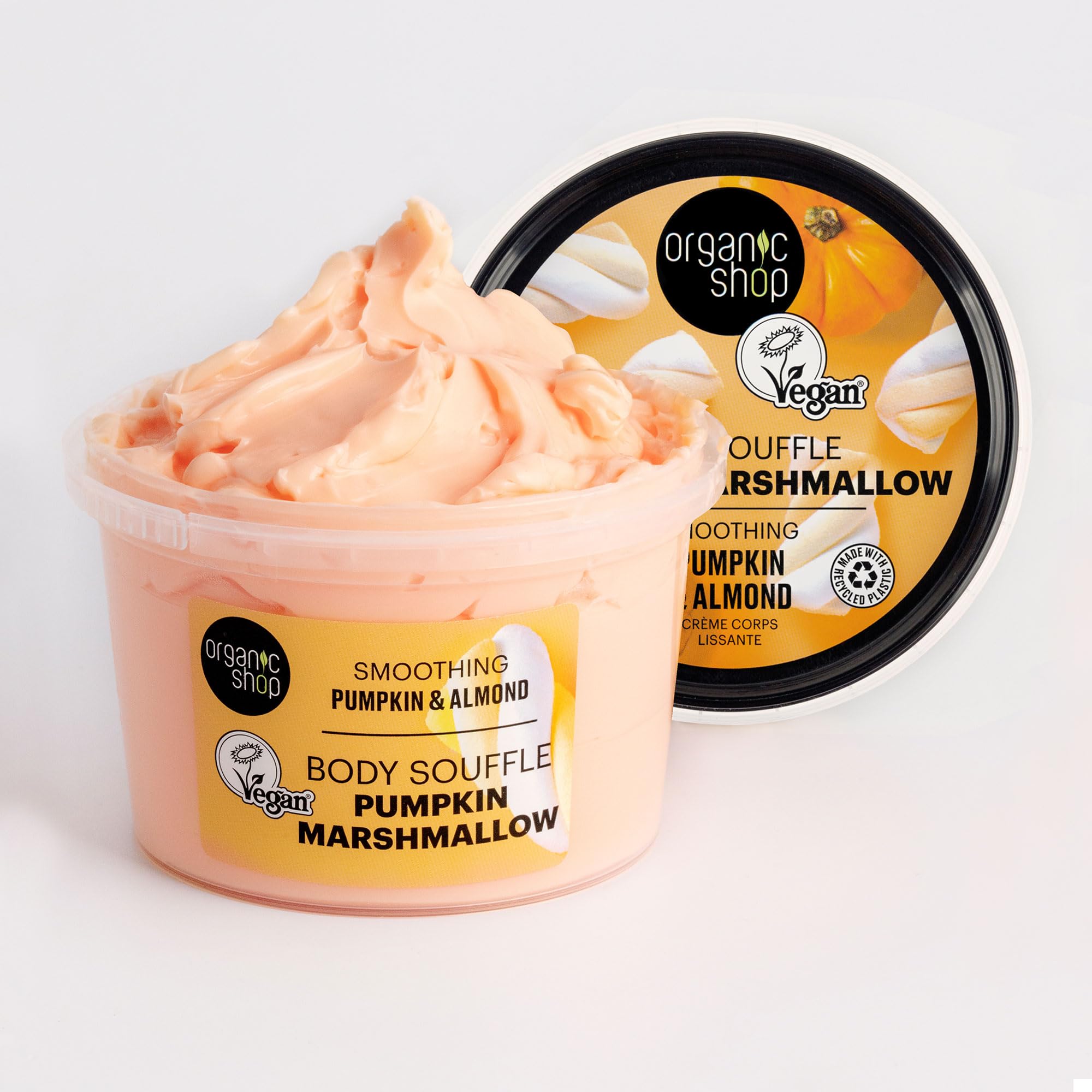 Organic Shop Body Souffle Pumpkin Marshmallow Smoothing Pumpkin & Amande 250 ml