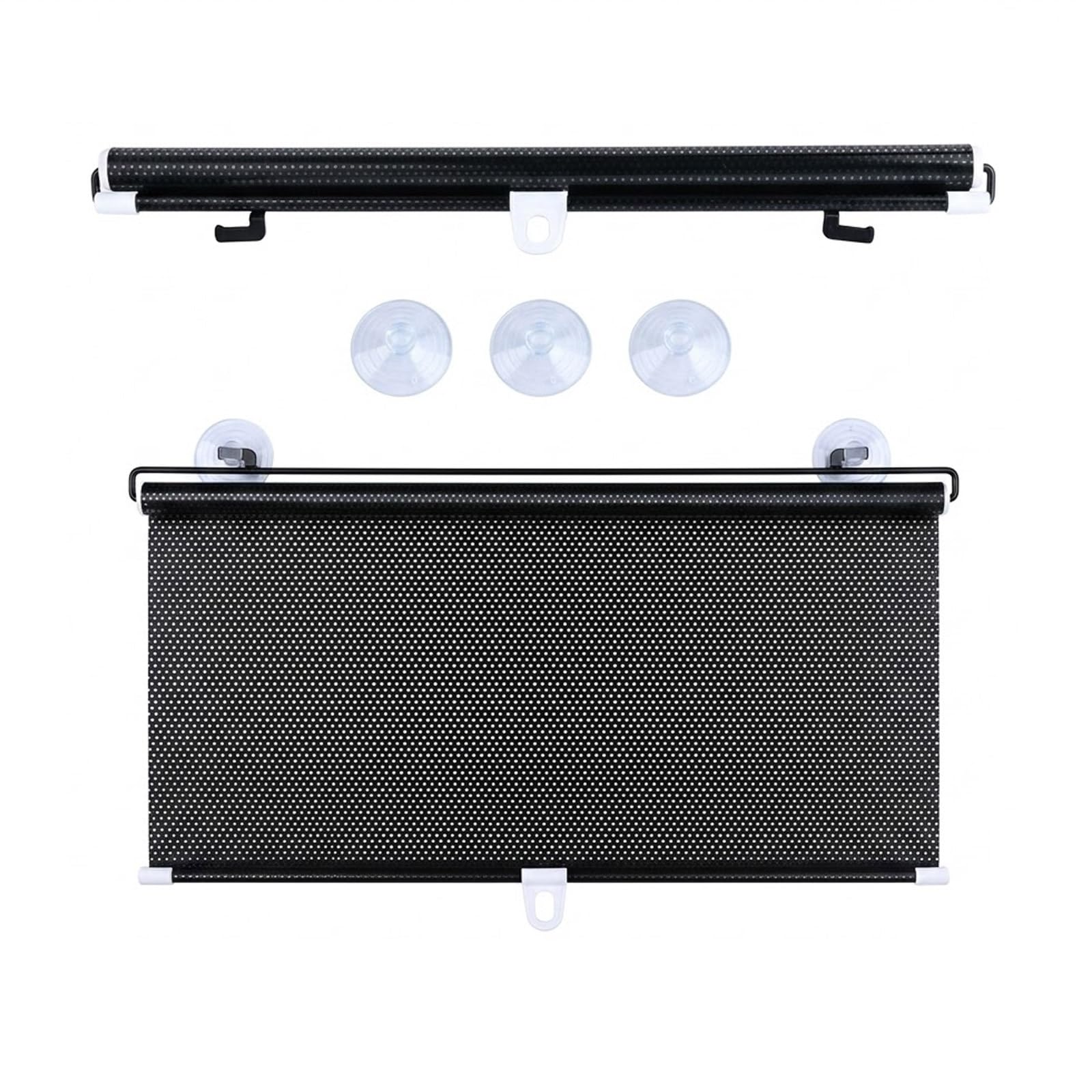 Tende a Rullo Oscurante Senza Foratura Tende Avvolgibile con Ventose | Tendine Parasole Temporanee Protezione Uv Privacy per Finestre Casa Auto(75x180cm(29x71"))