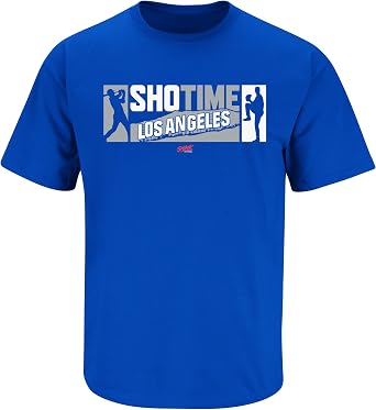 Smack Apparel Sho-Time T-Shirt for Los Angeles Baseball Fans SM-5XL
