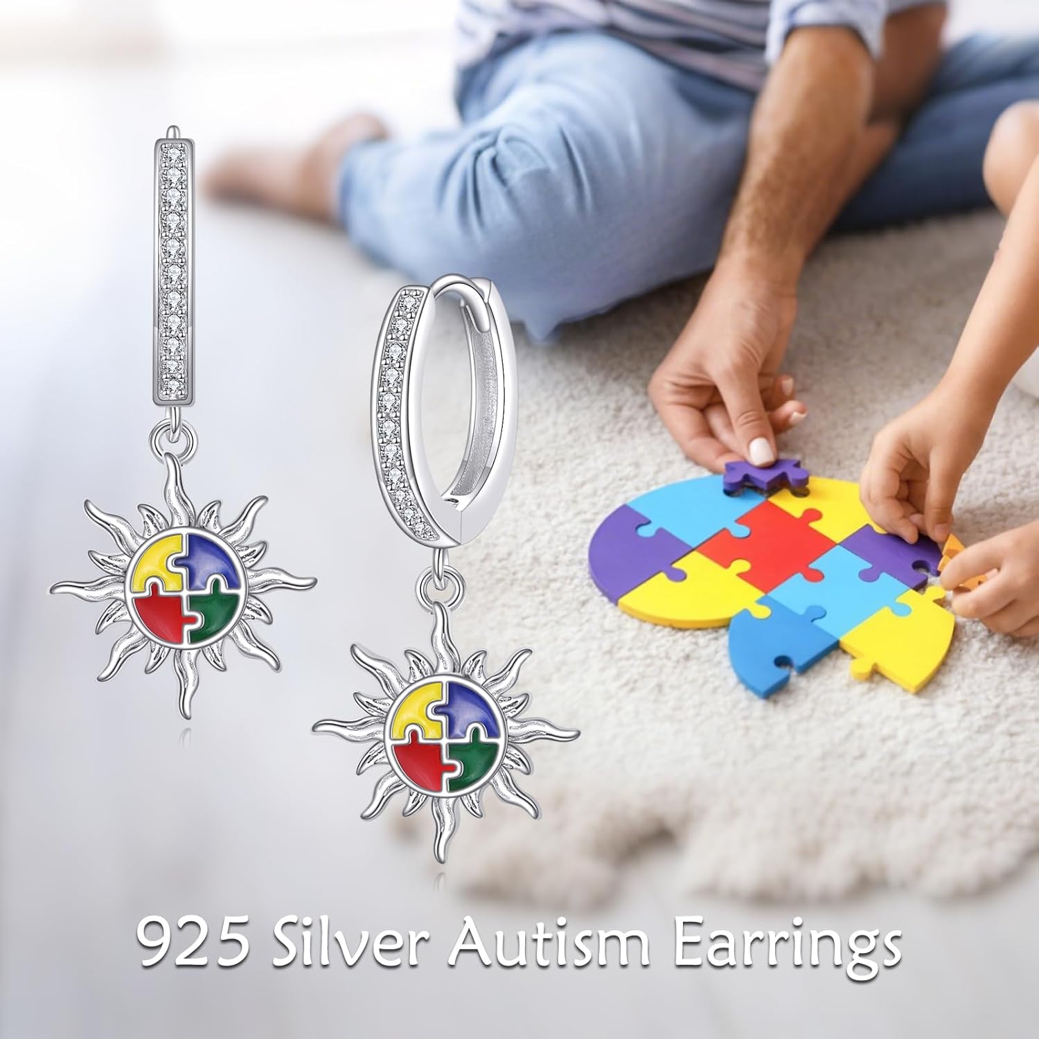 KZX Sun Earrings for Women S925 Sterling Silver Amber/Lapis Lazuli/Malachite/LabradoriteSun Dangle Drop Jewelry Gift for Mother Wife