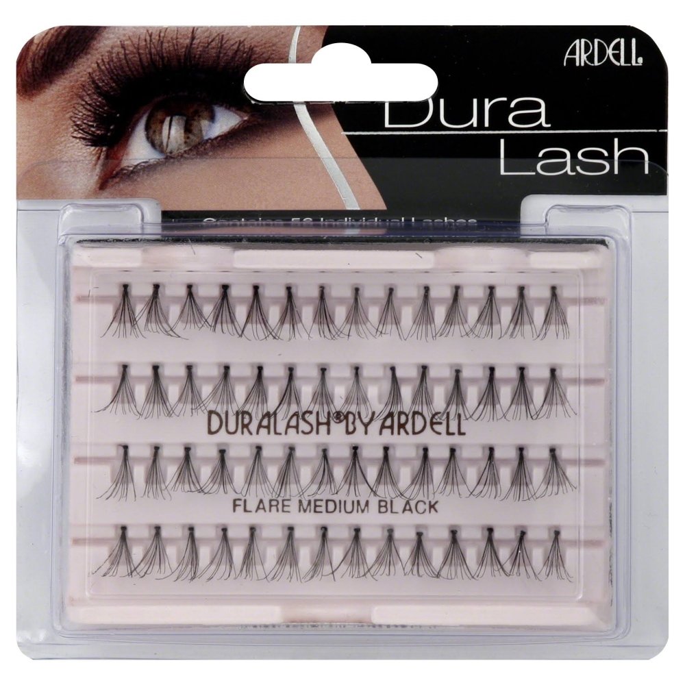 ArdellDuralash Flare Medium Black 56-Lashes (Pack of 6)