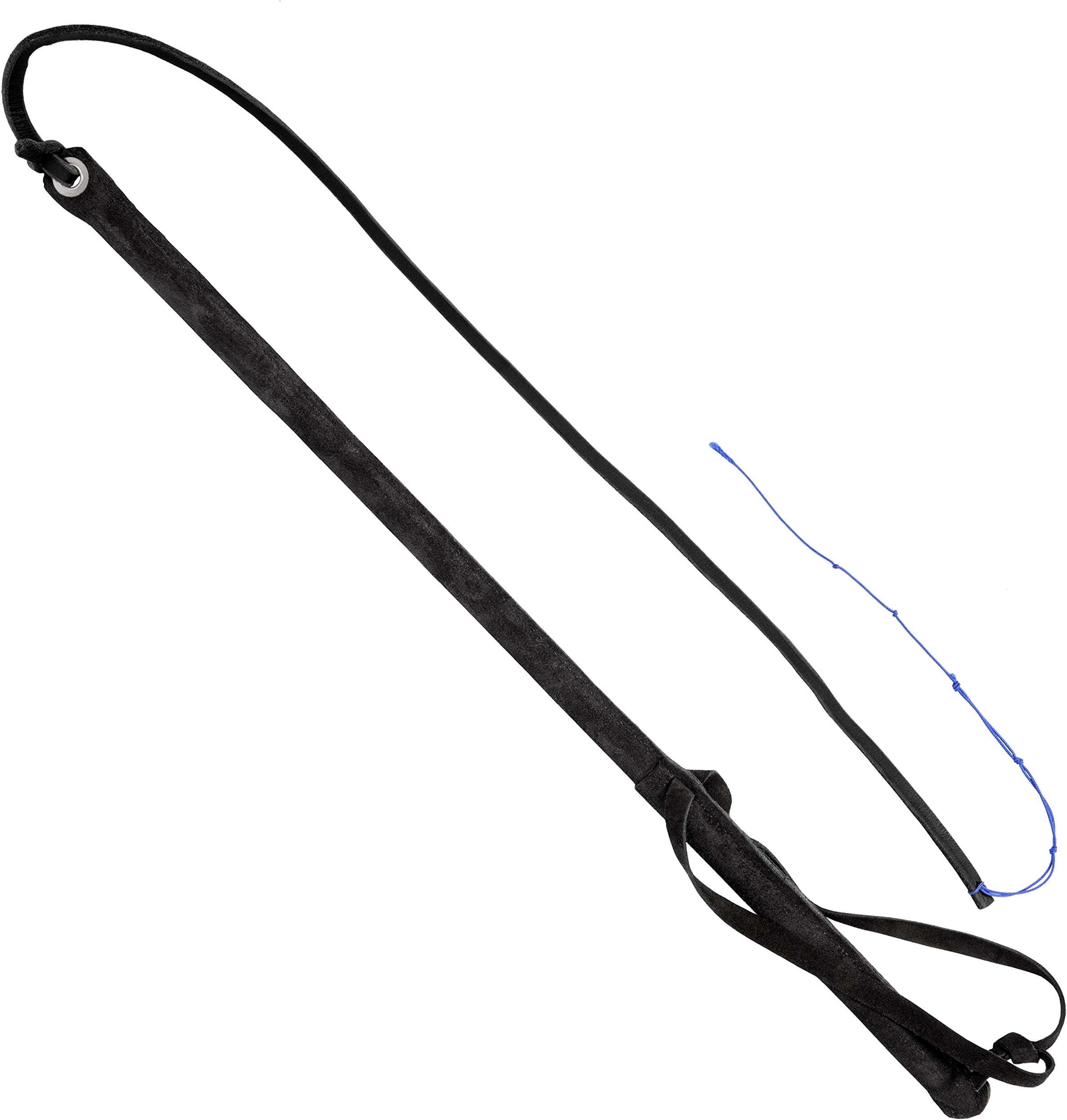 DINGO GEAR Gunshot Whip for Dog Training, Full Black, IPO Tip of Links S02626