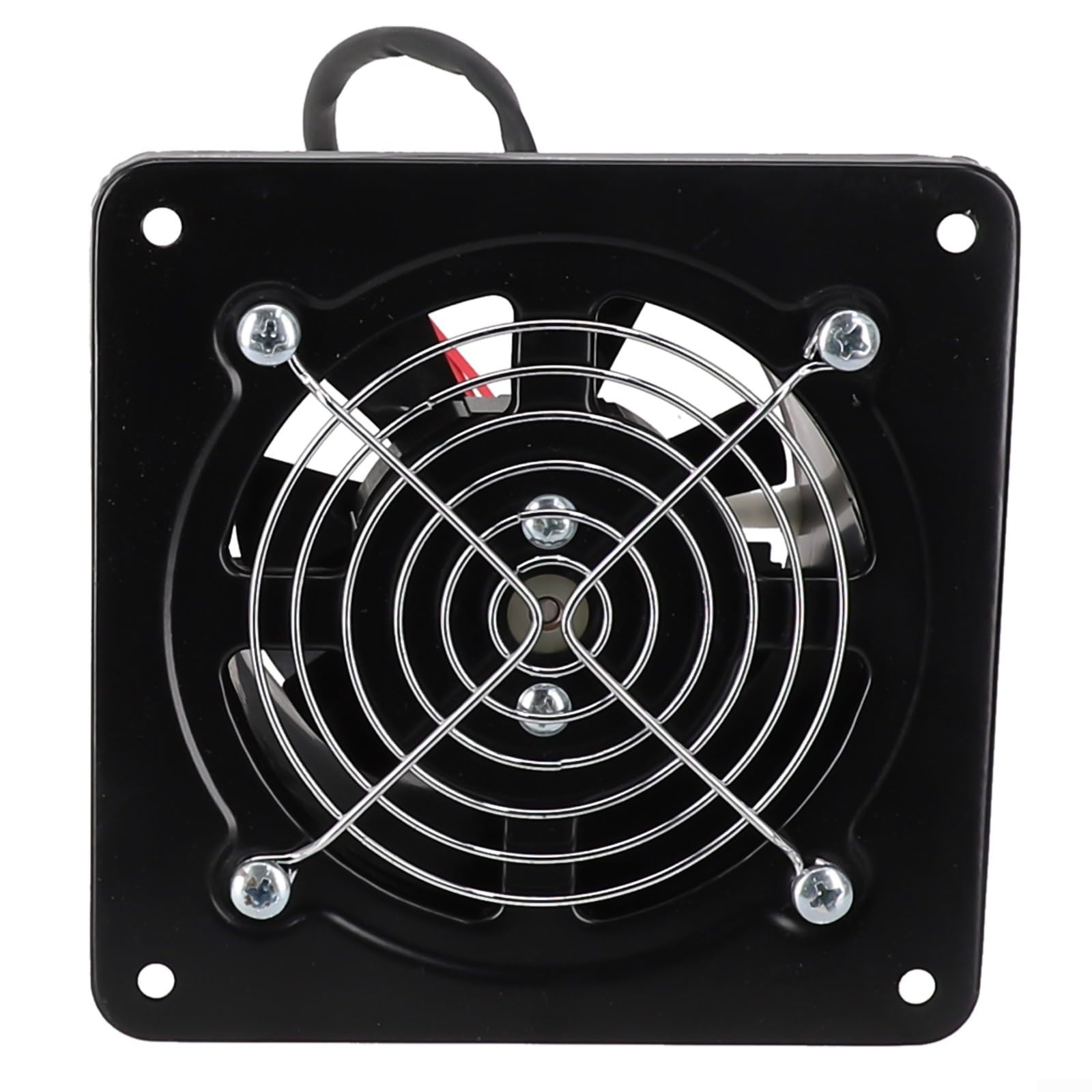 Ventilador de escape industrial de 4 pulgadas, extractor de ventilación axial, soplador de 220 V, marco de metal de acero inoxidable, motor de cobre, taller, almacén, restaurante, garaje