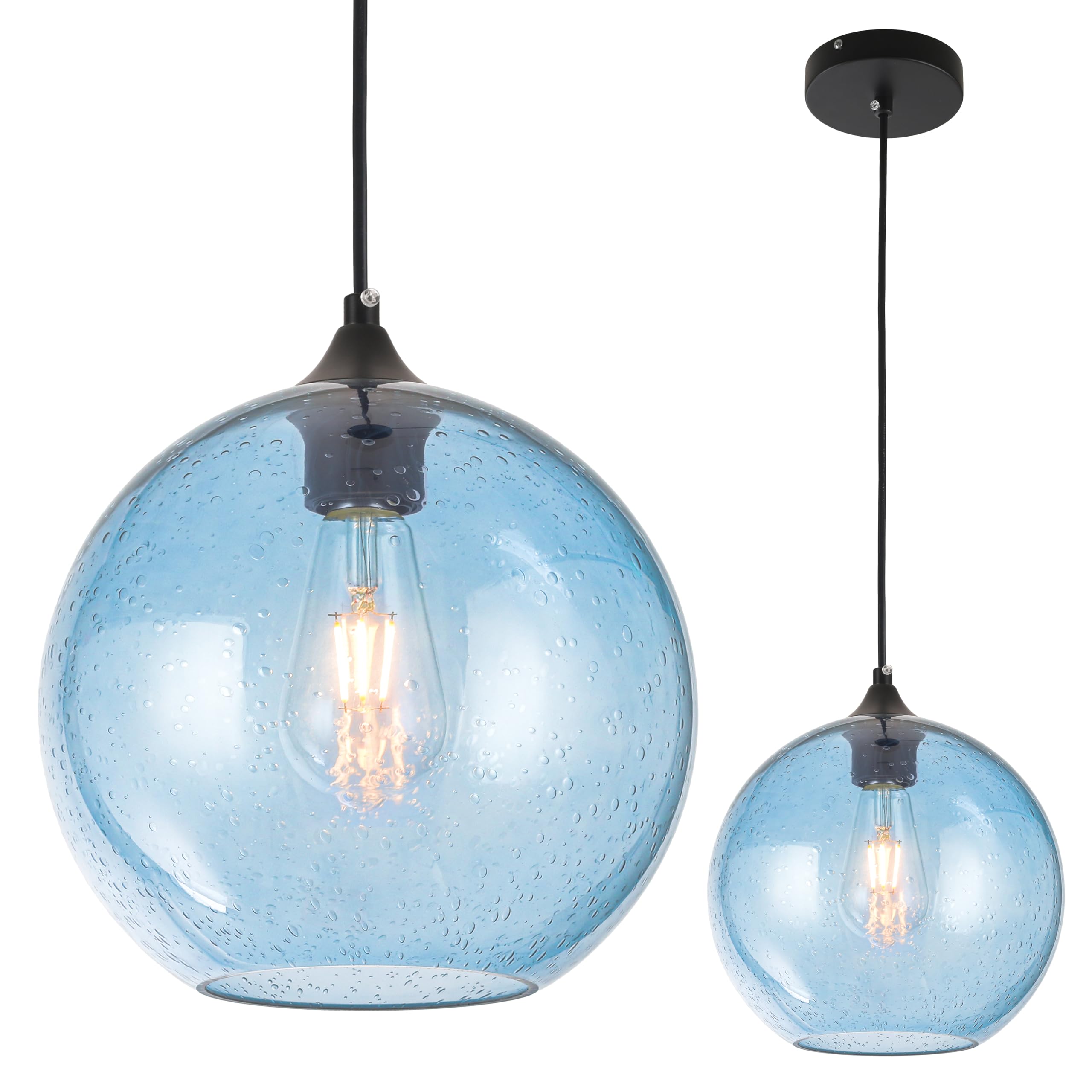 GLAMIGHT Blue Pendant Lights Kitchen ...