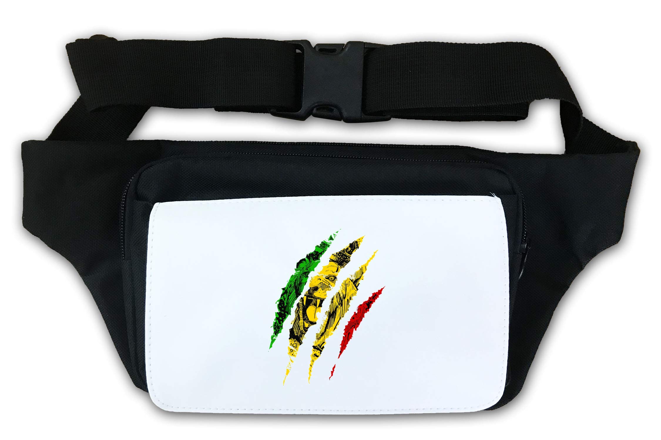 IprintsRoaring Lion of Zion Attack Slash Graphic Waist Bag