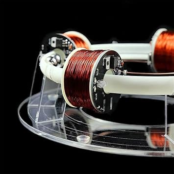 6 Coils Ring Electromagnetic Accelerator, Ring Accelerator Physics Teaching Experiment Model, Applicable to Classroom Teaching, Experiment Equipment, Desk Toy