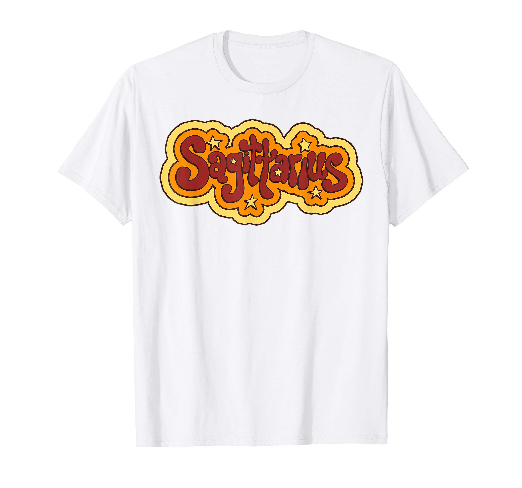 Retro Vintage 70s Sagittarius Zodiac Horoscope T Shirt Gift T-Shirt
