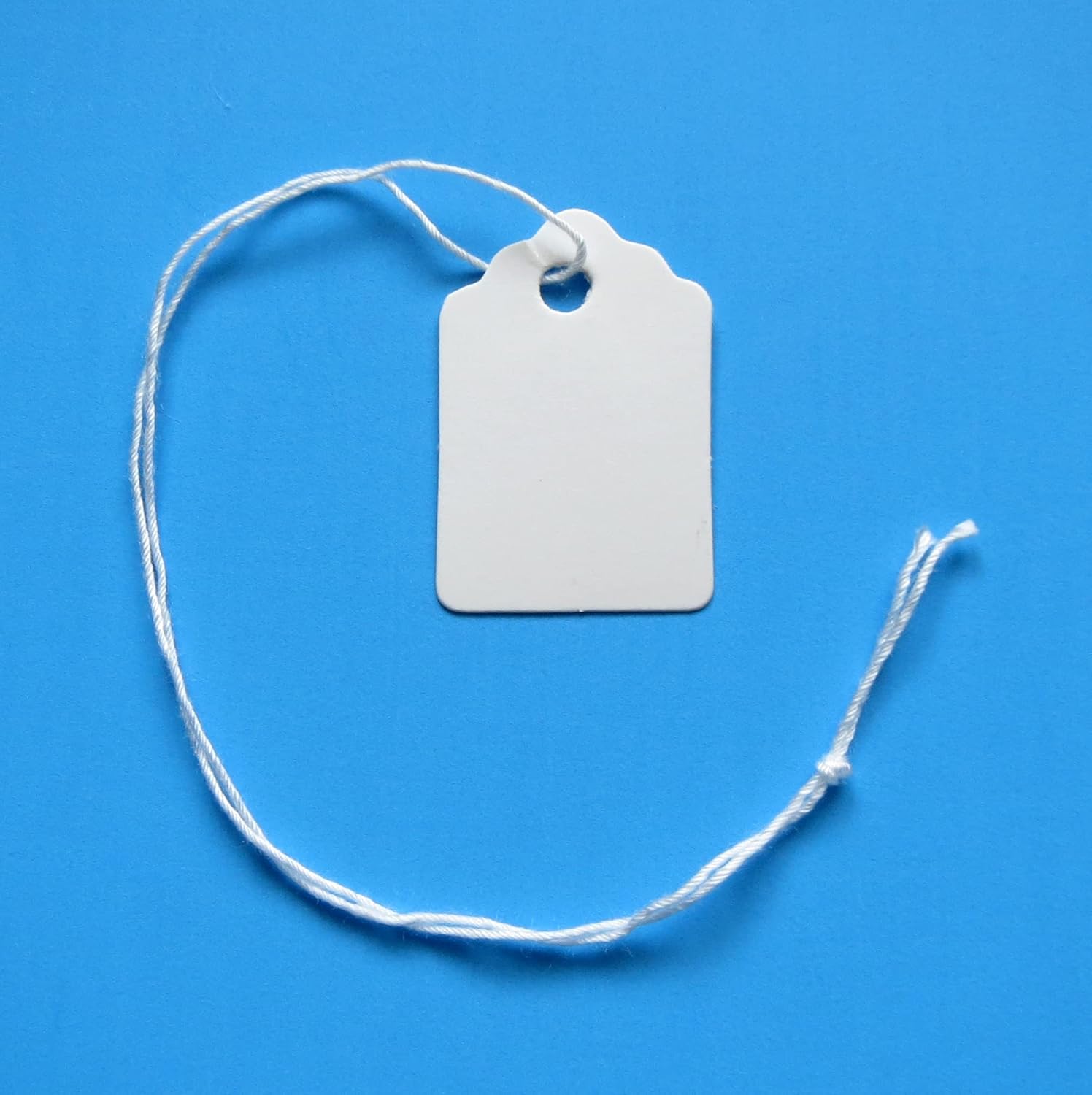 Merchandise Tags with String Attached 1 1/4” x 7/8